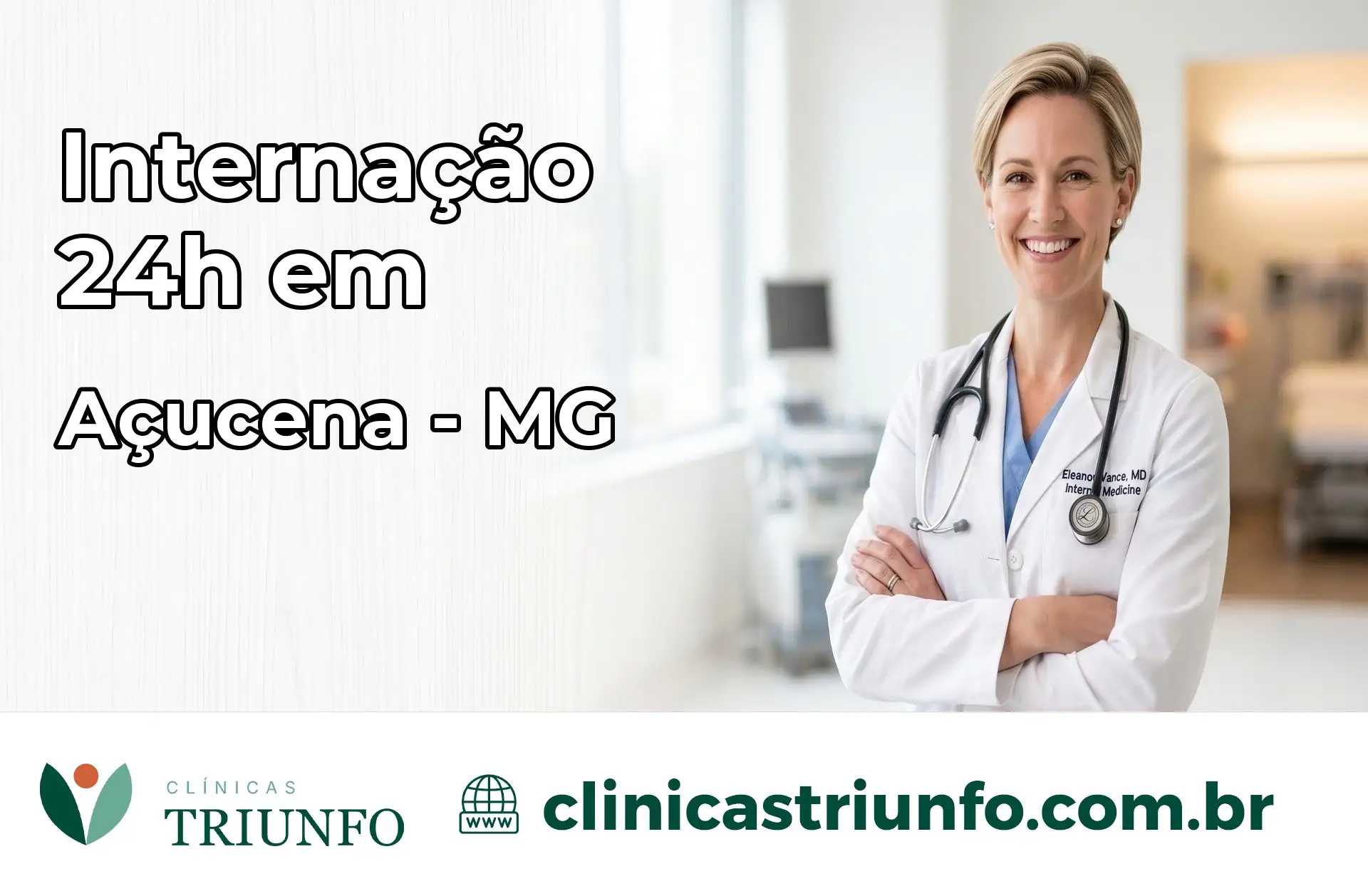 Internação 24 horas em Açucena – MG