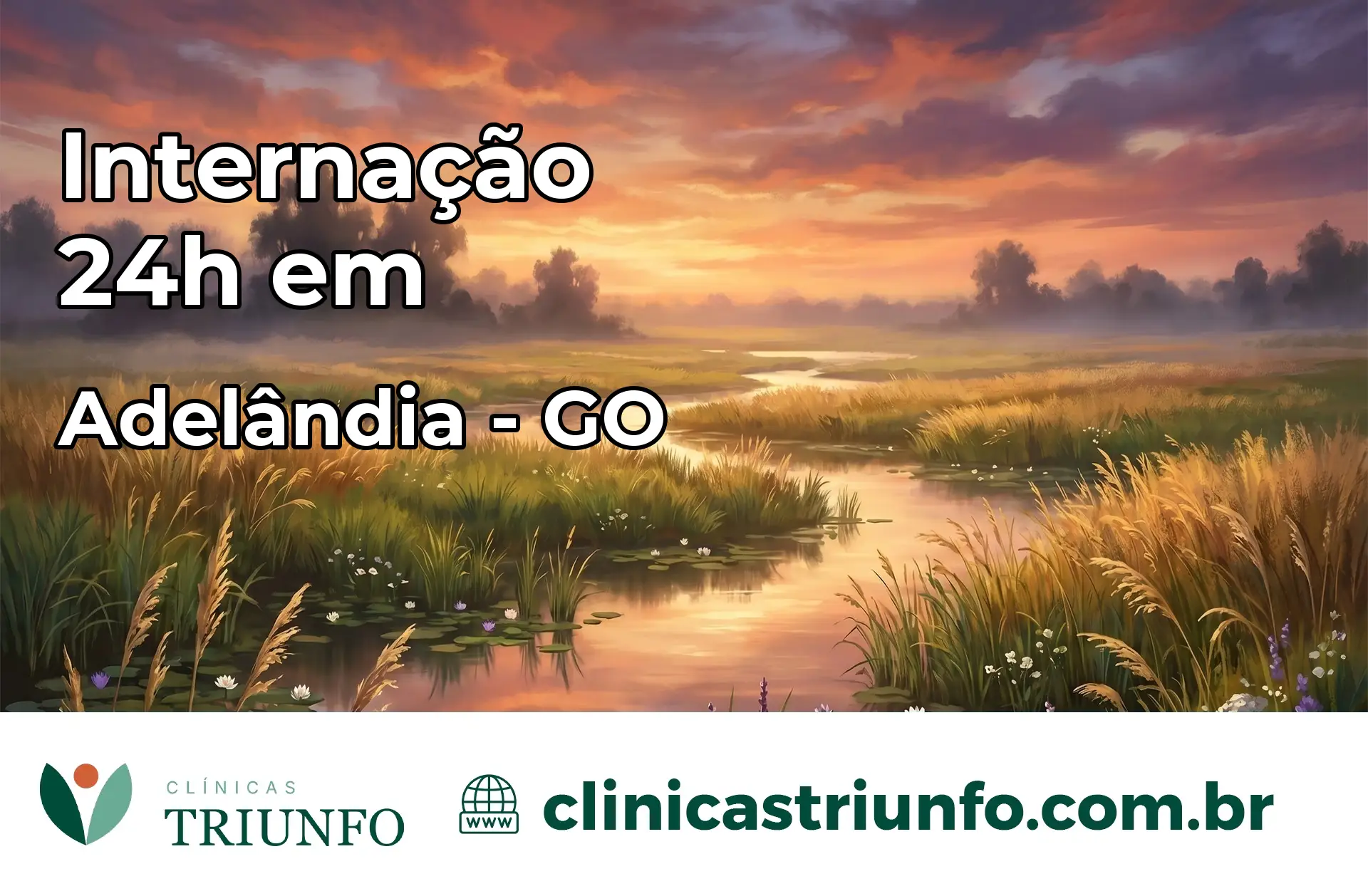 Internação 24 horas em Adelândia – GO