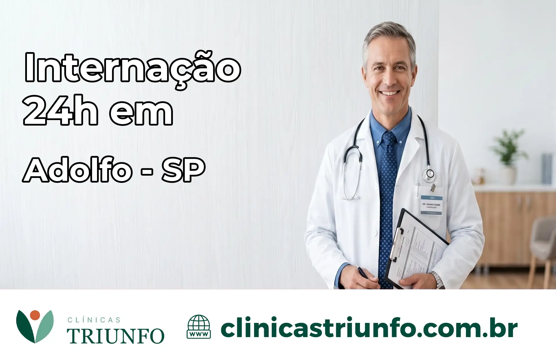 Internação 24 horas em Adolfo – SP