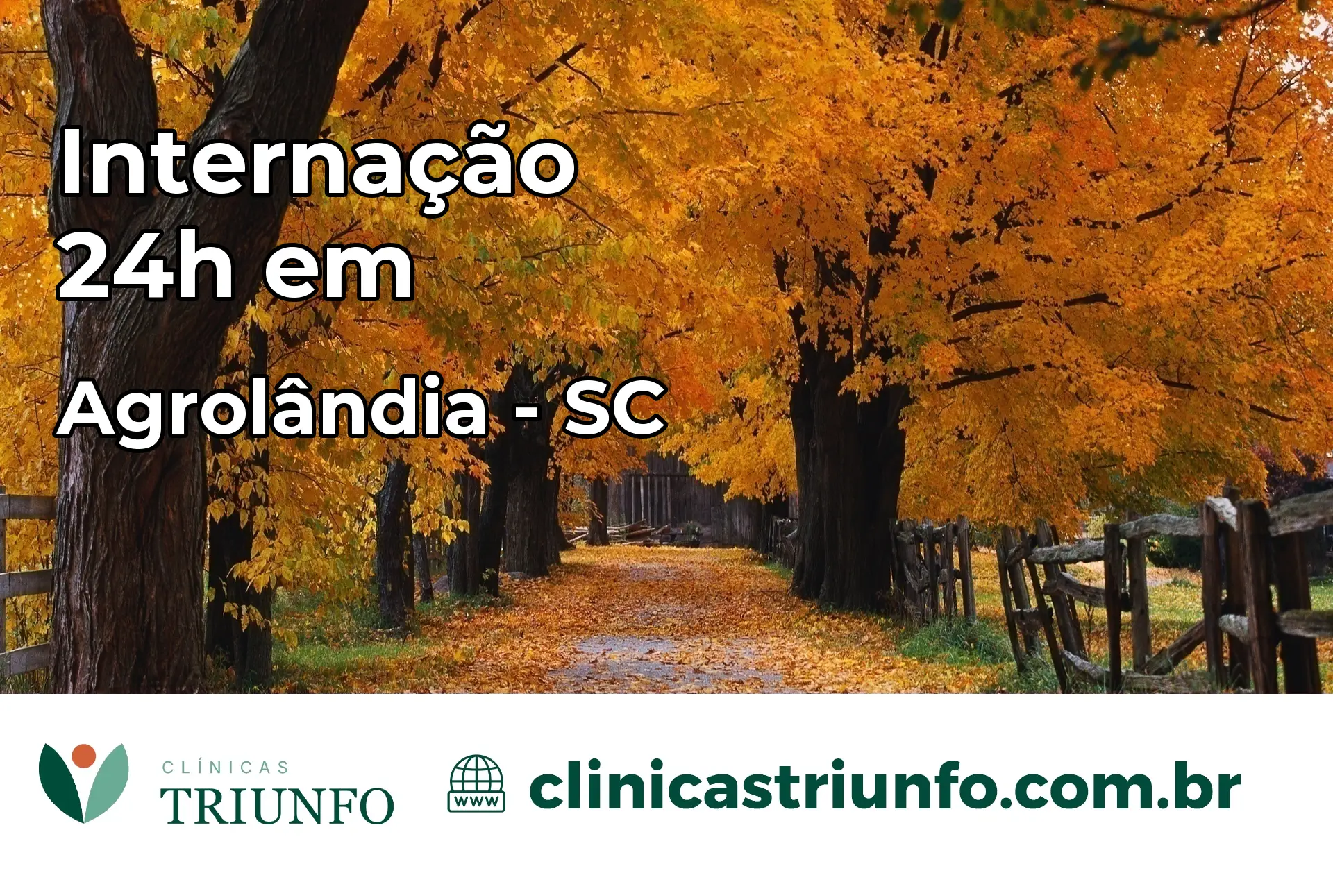 Internação 24 horas em Agrolândia – SC