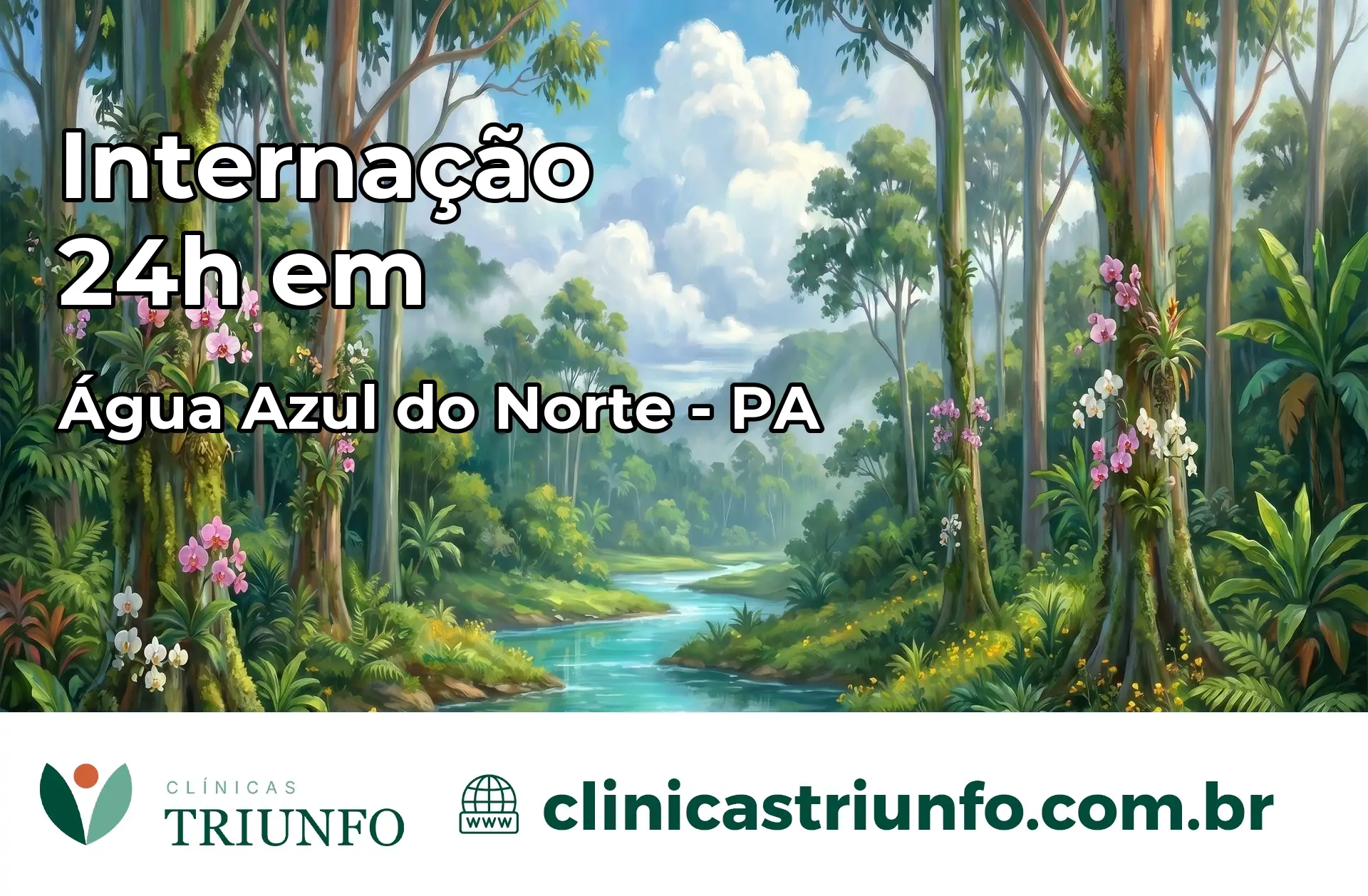 Internação 24 horas em Água Azul do Norte – PA