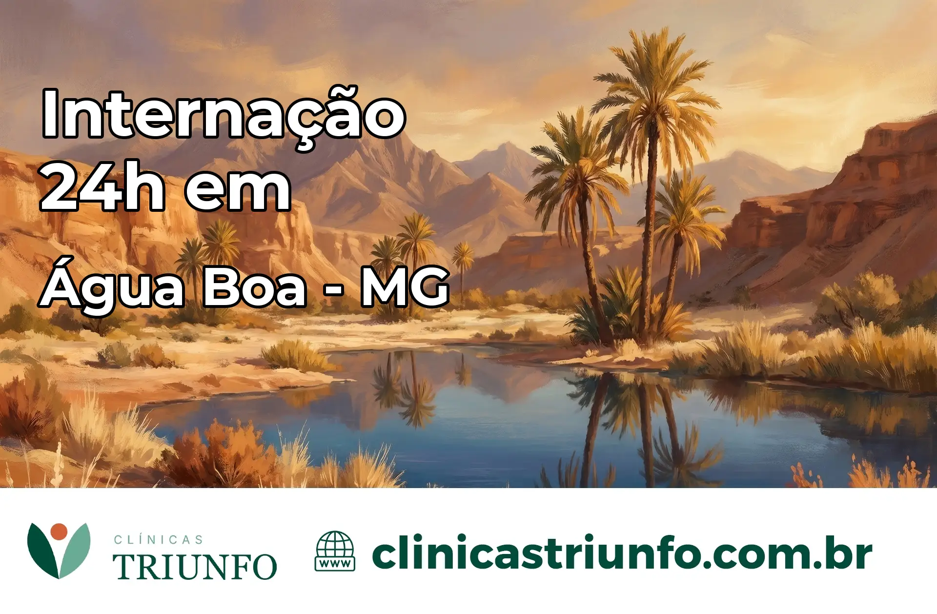 Internação 24 horas em Água Boa – MG