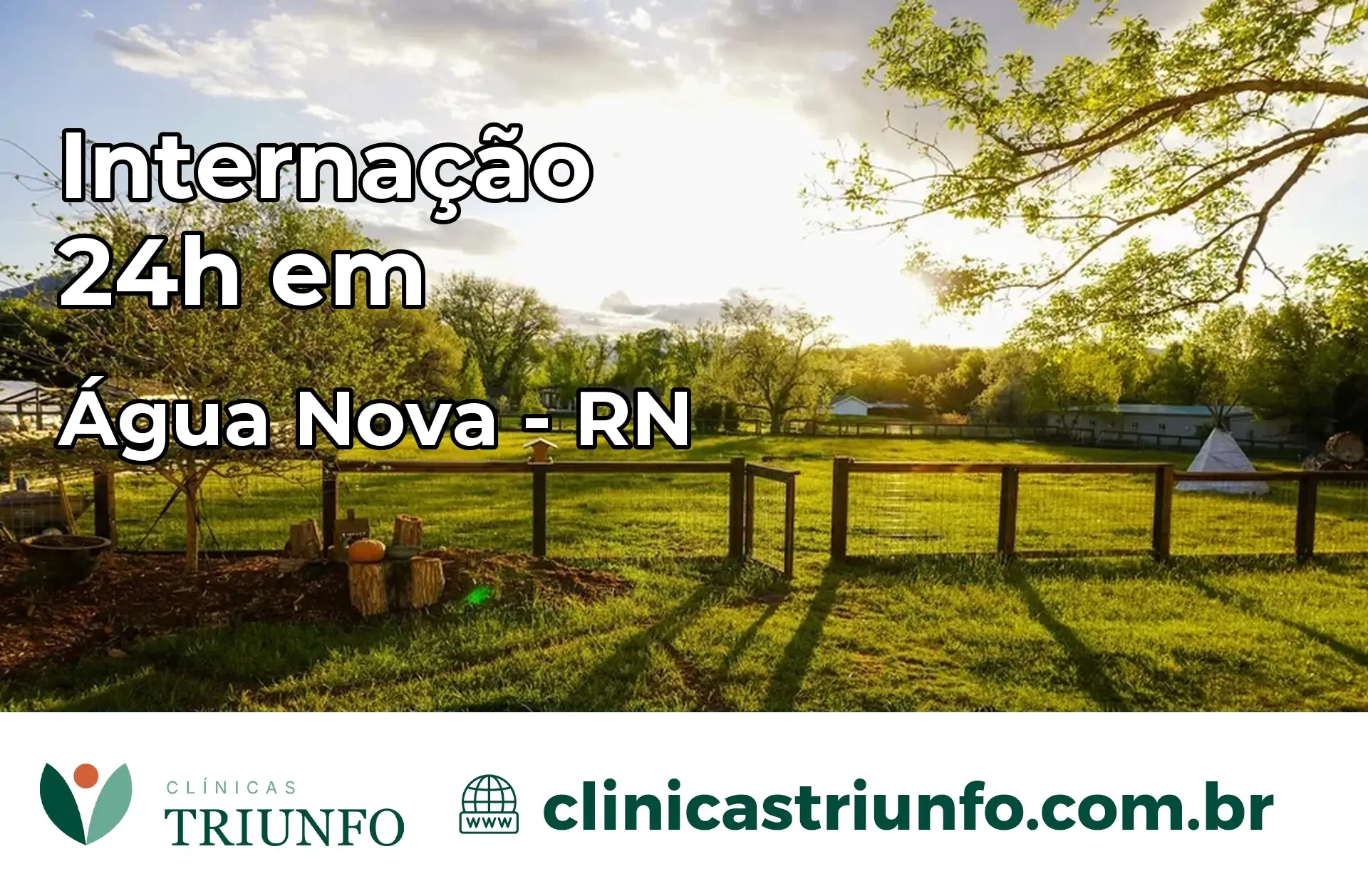 Internação 24 horas em Água Nova – RN