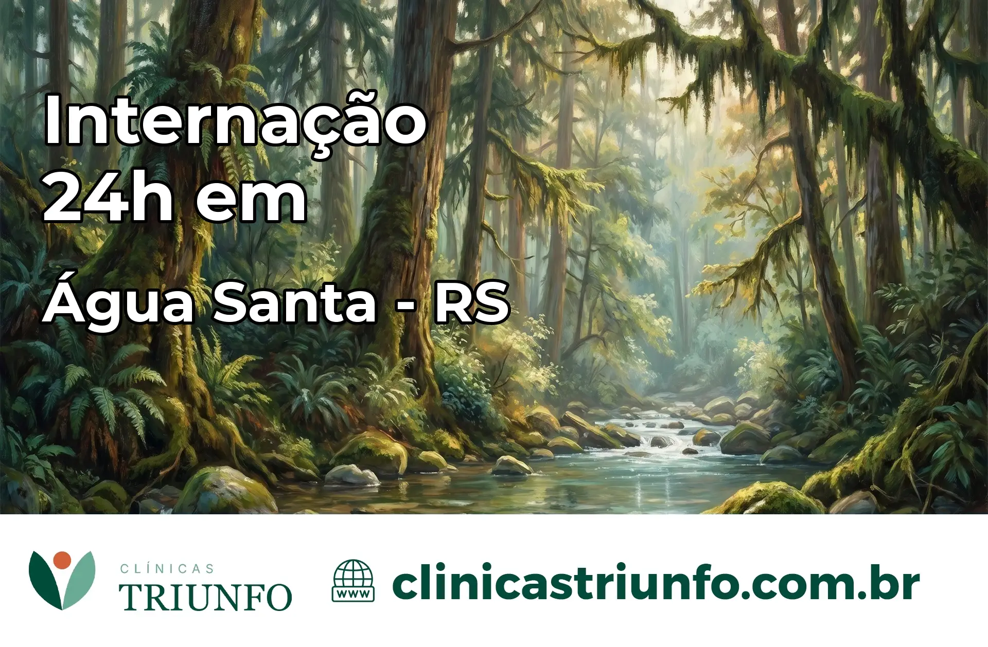 Internação 24 horas em Água Santa – RS