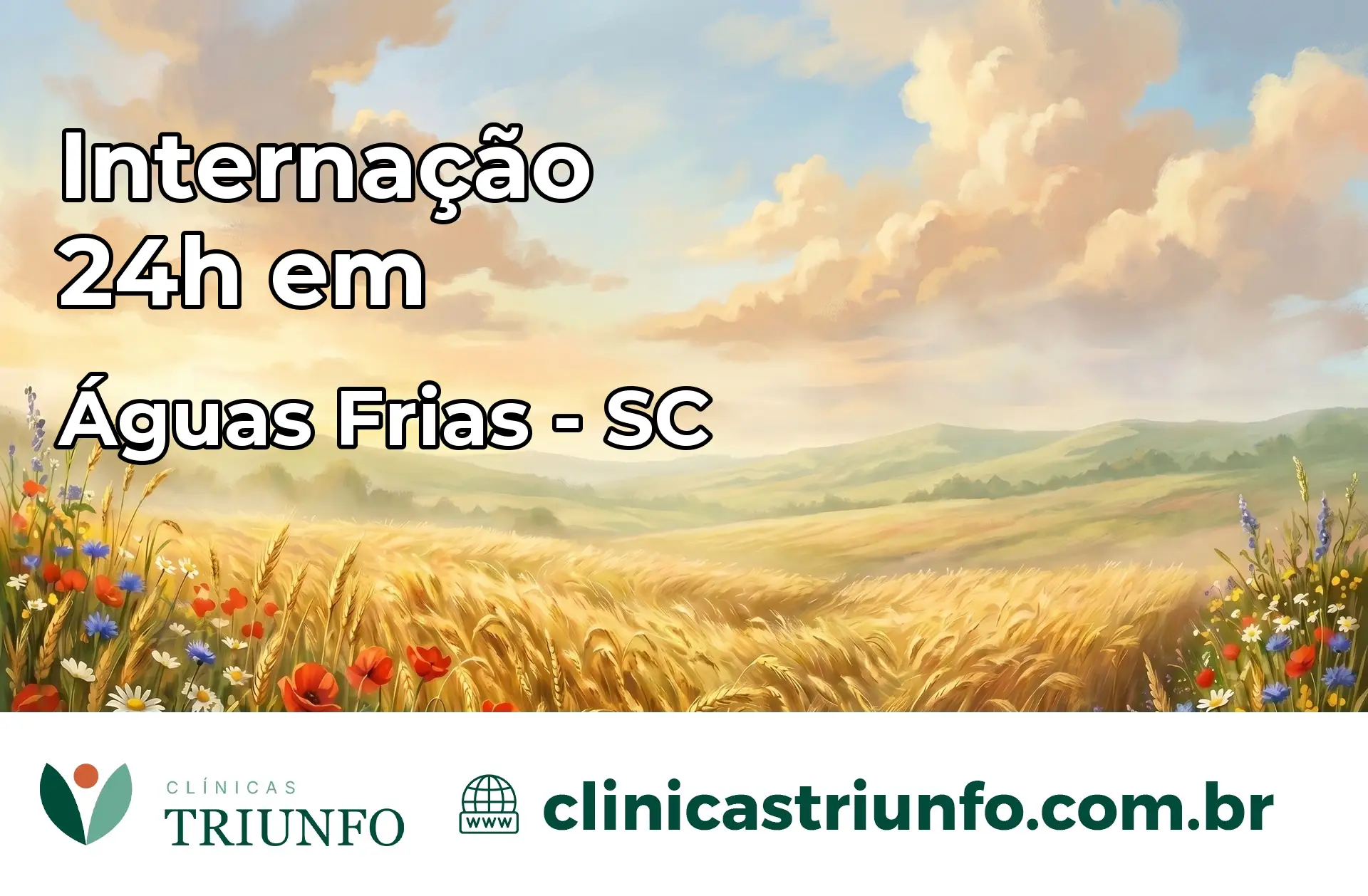 Internação 24 horas em Águas Frias – SC