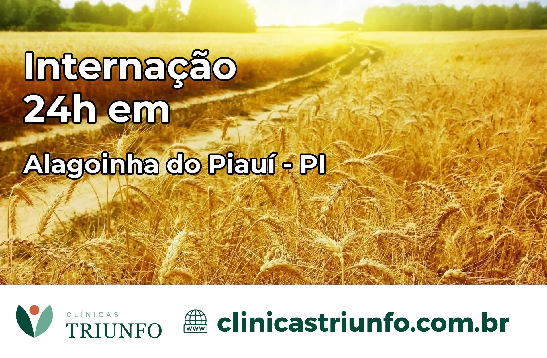 Internação 24 horas em Alagoinha do Piauí – PI