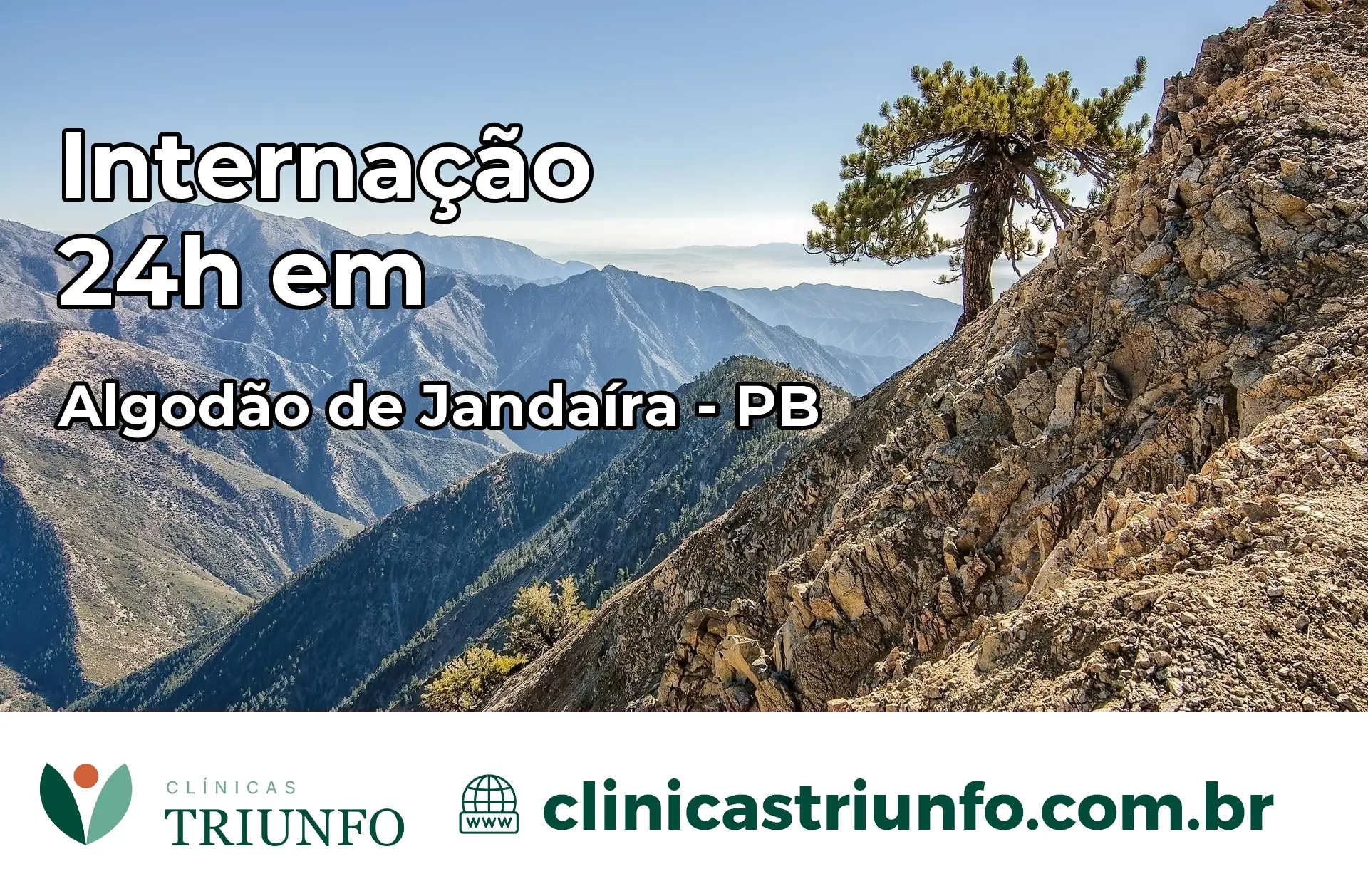 Internação 24 horas em Algodão de Jandaíra – PB