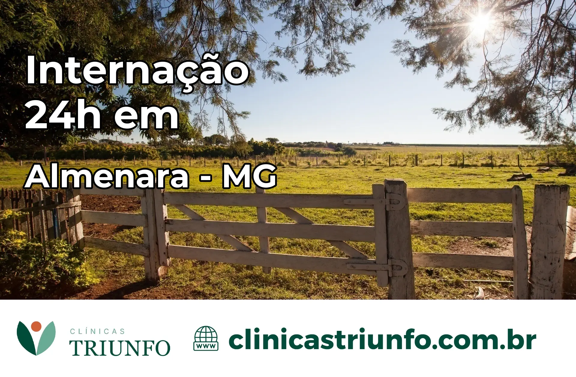 Internação 24 horas em Almenara – MG