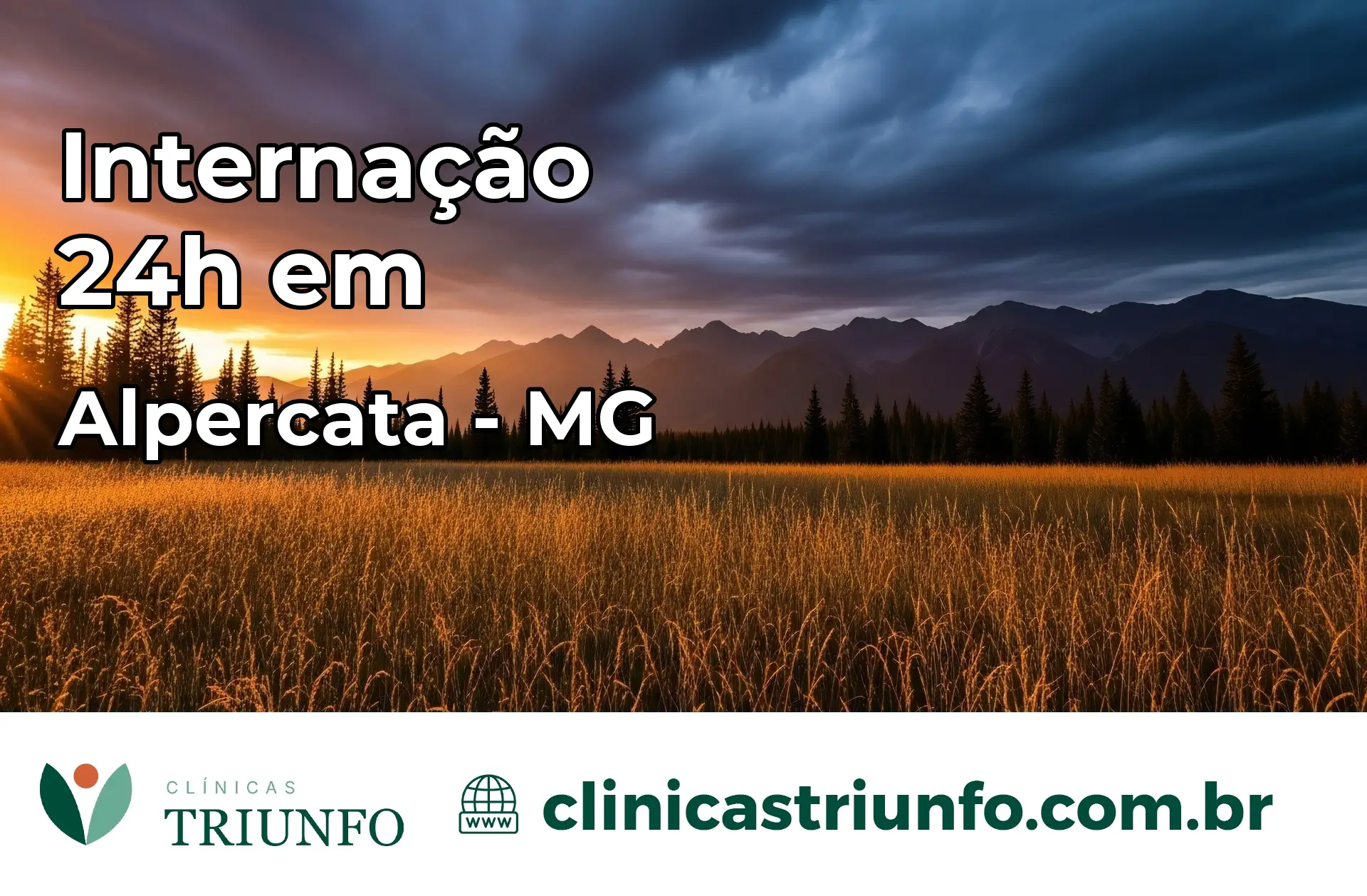 Internação 24 horas em Alpercata – MG