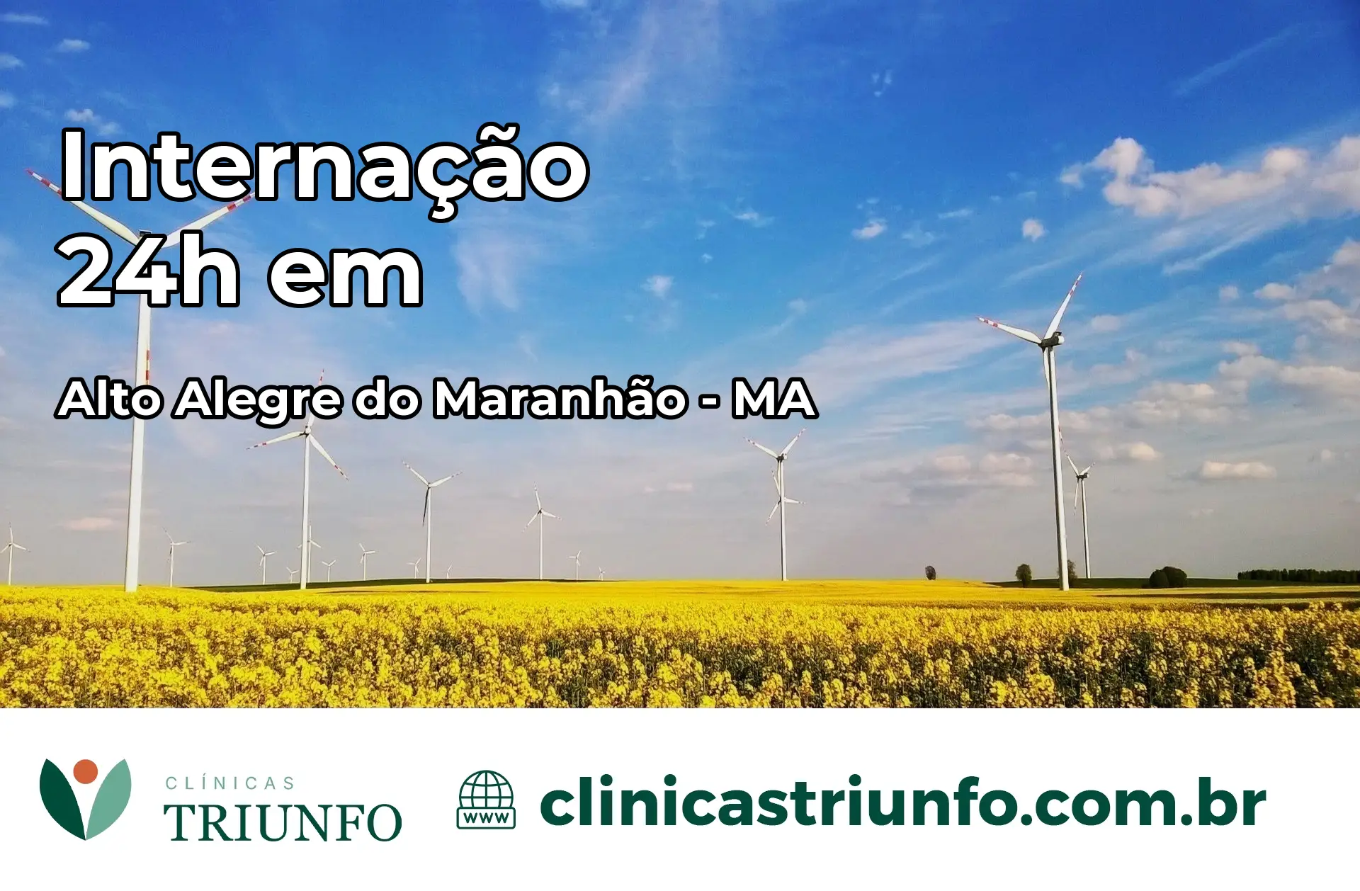 Internação 24 horas em Alto Alegre do Maranhão – MA