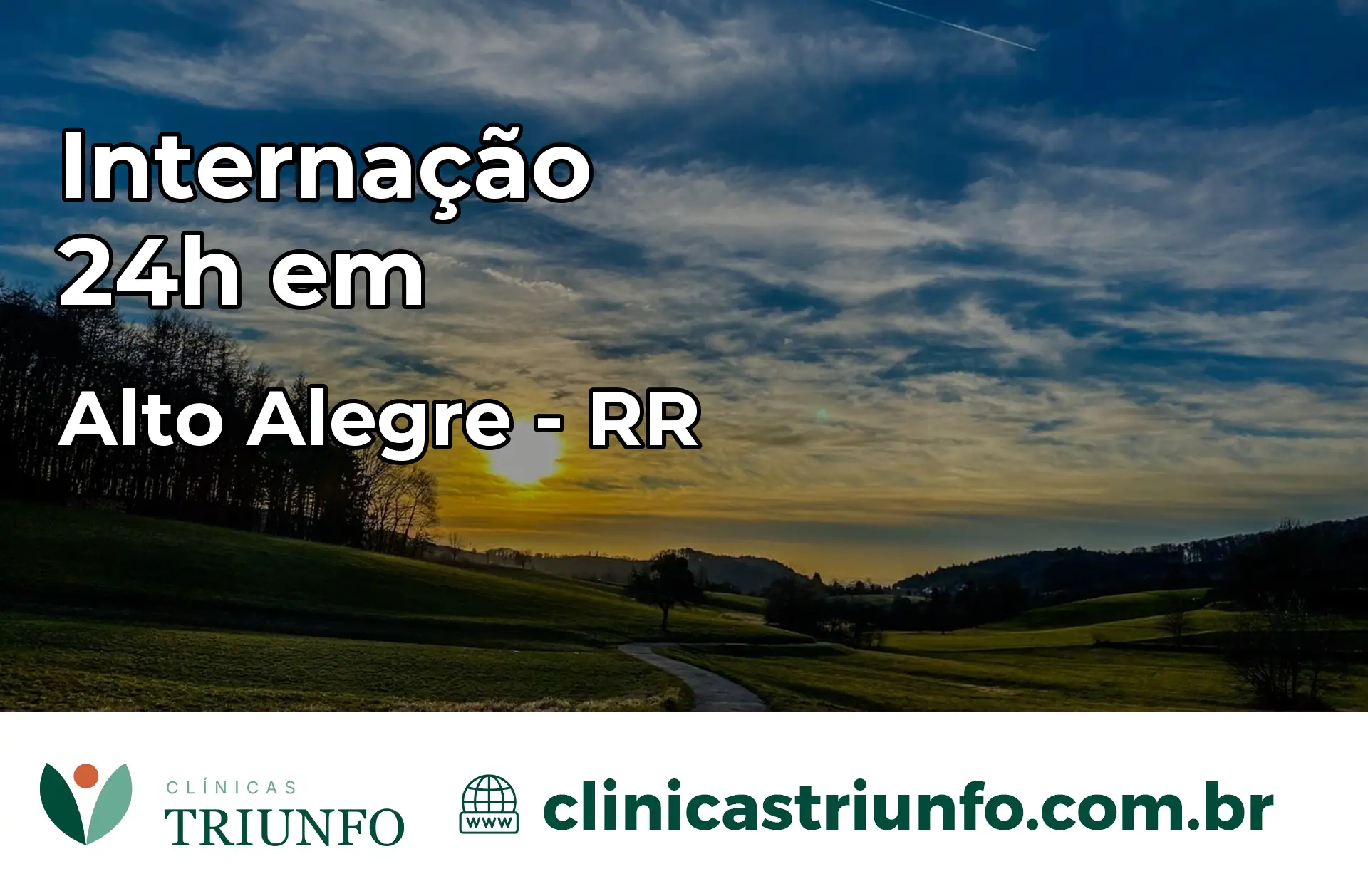 Internação 24 horas em Alto Alegre – RR