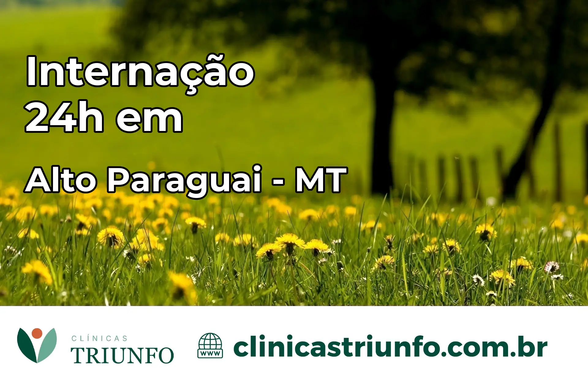 Internação 24 horas em Alto Paraguai – MT