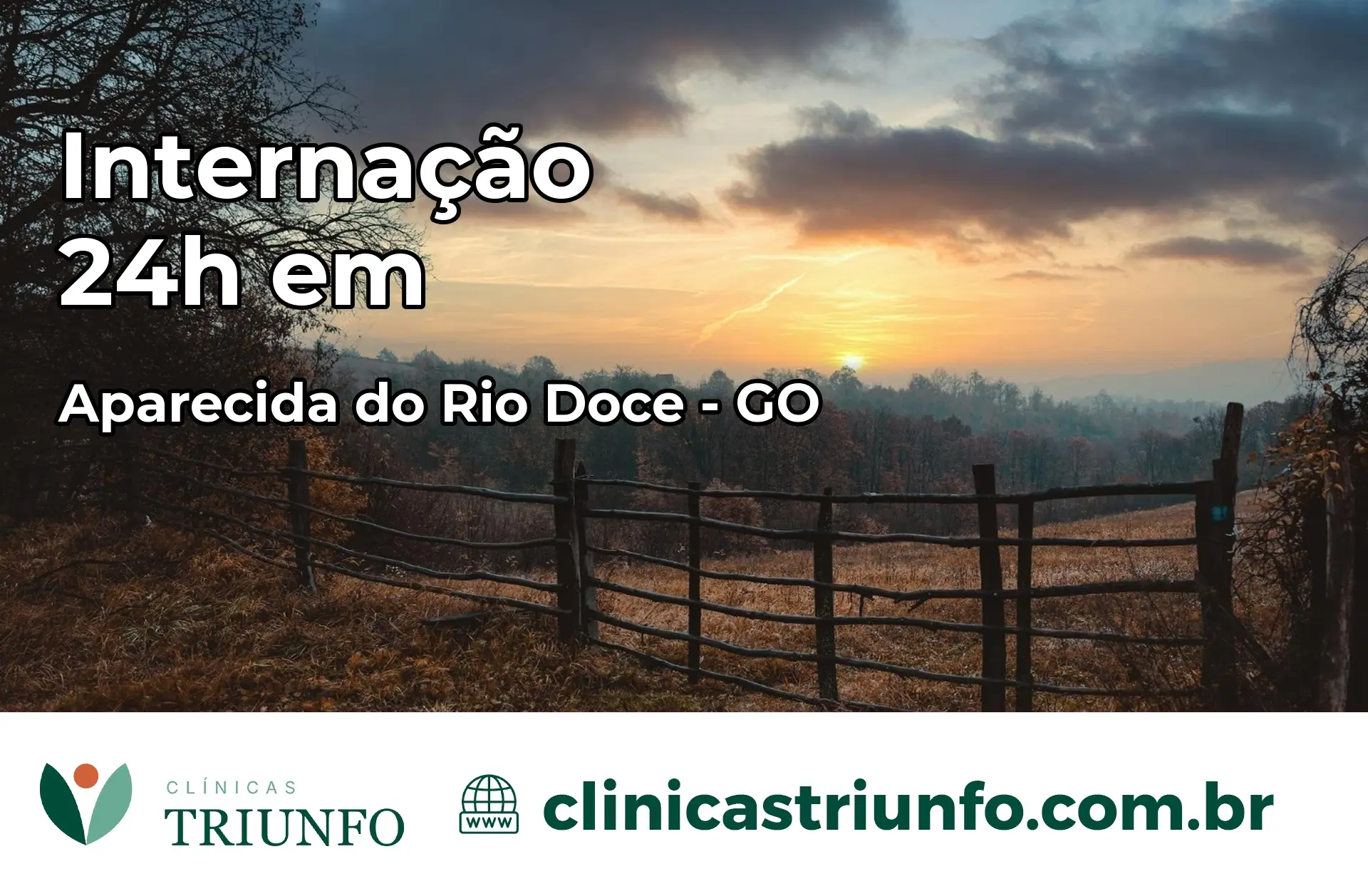 Internação 24 horas em Aparecida do Rio Doce – GO