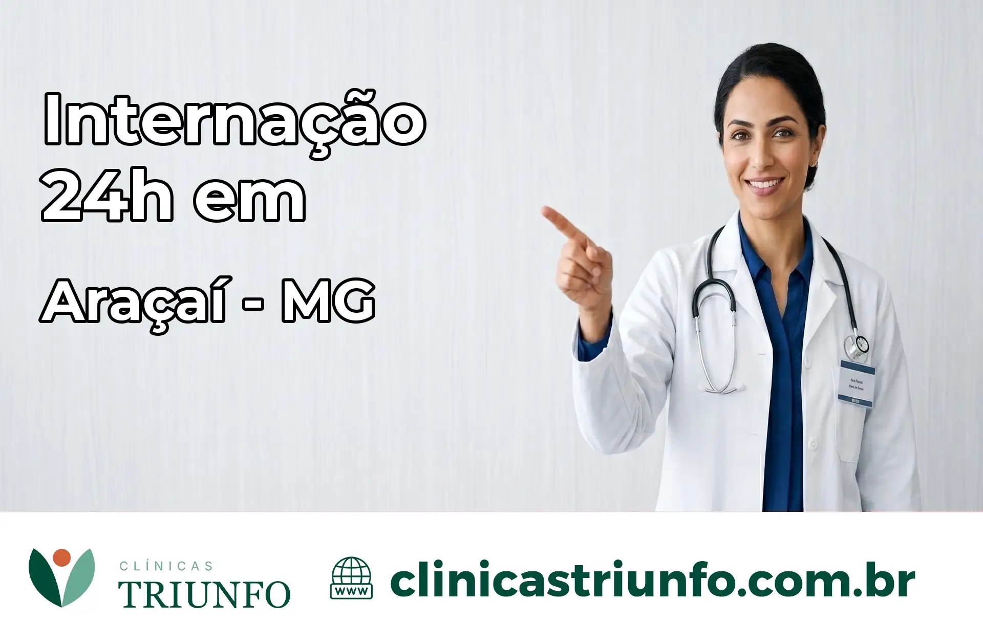 Internação 24 horas em Araçaí – MG