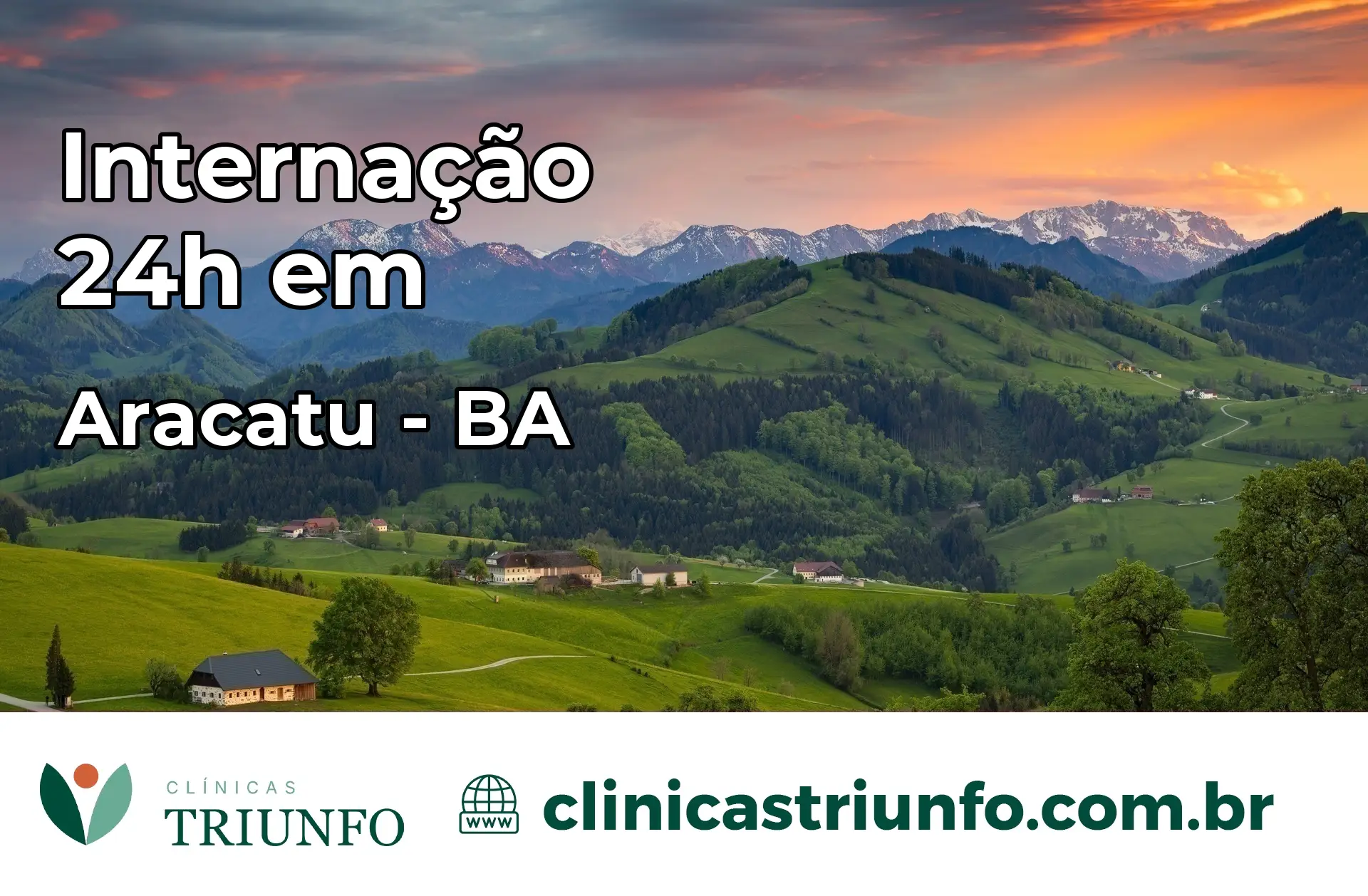 Internação 24 horas em Aracatu – BA