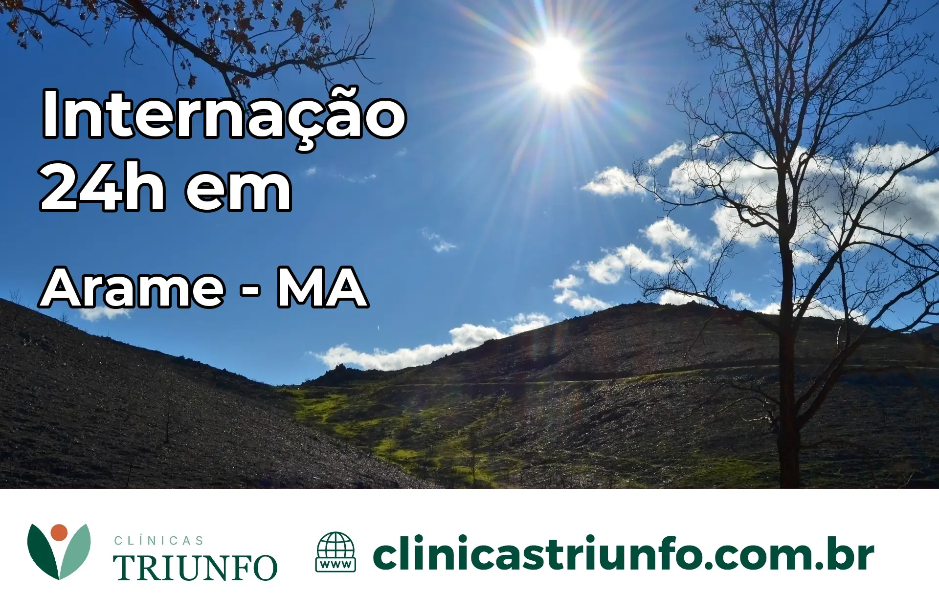 Internação 24 horas em Arame – MA