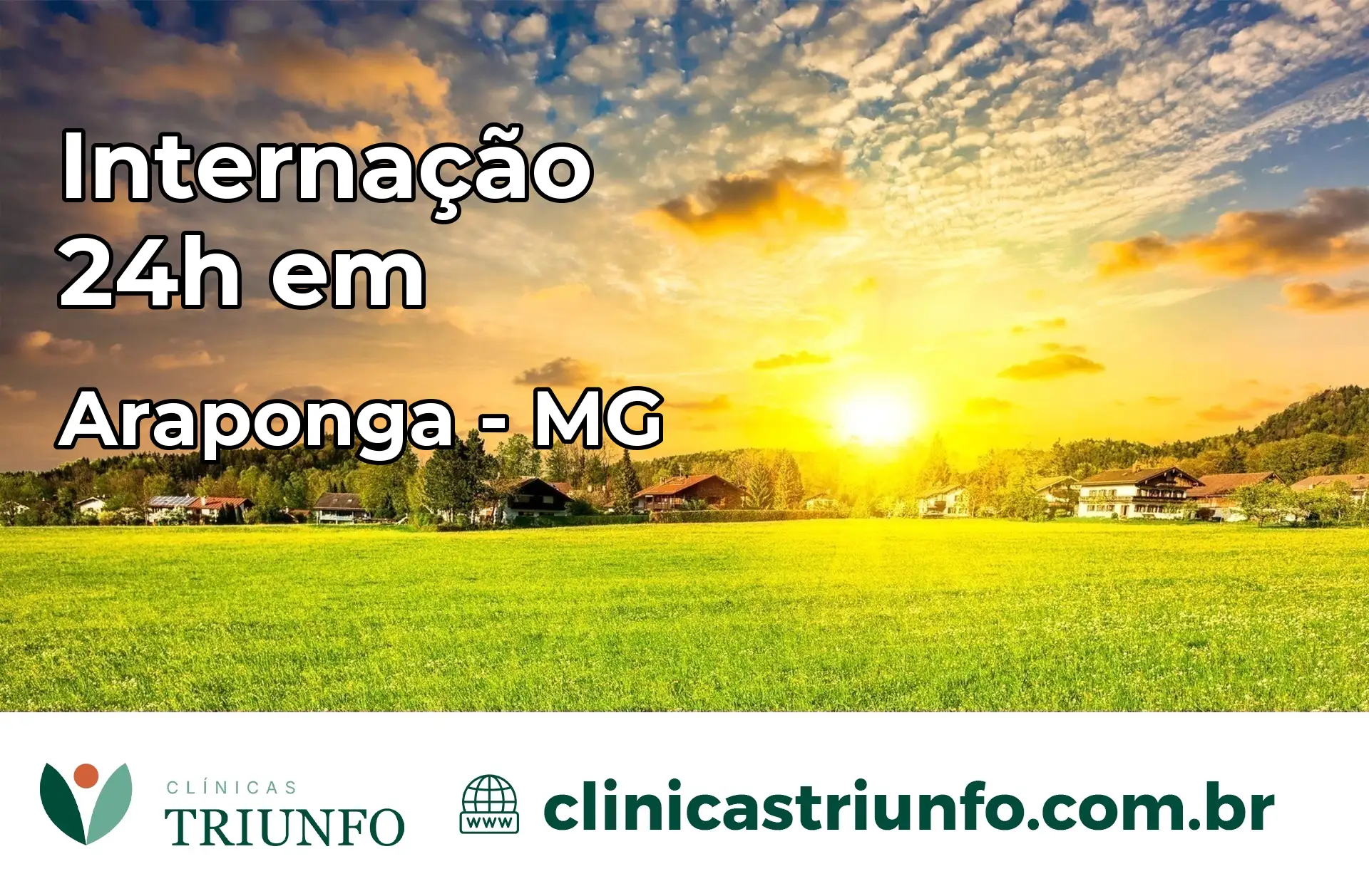 Internação 24 horas em Araponga – MG