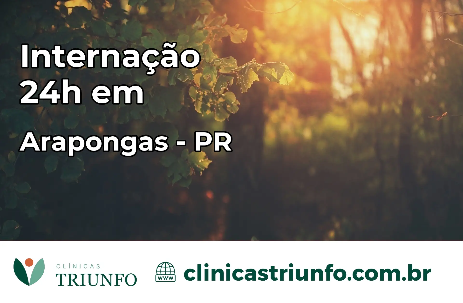 Internação 24 horas em Arapongas – PR