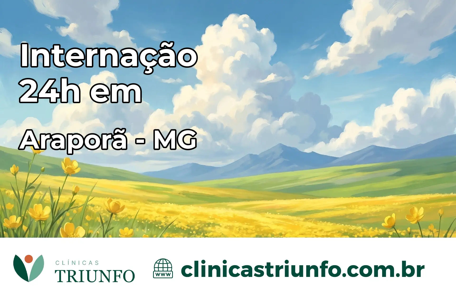 Internação 24 horas em Araporã – MG