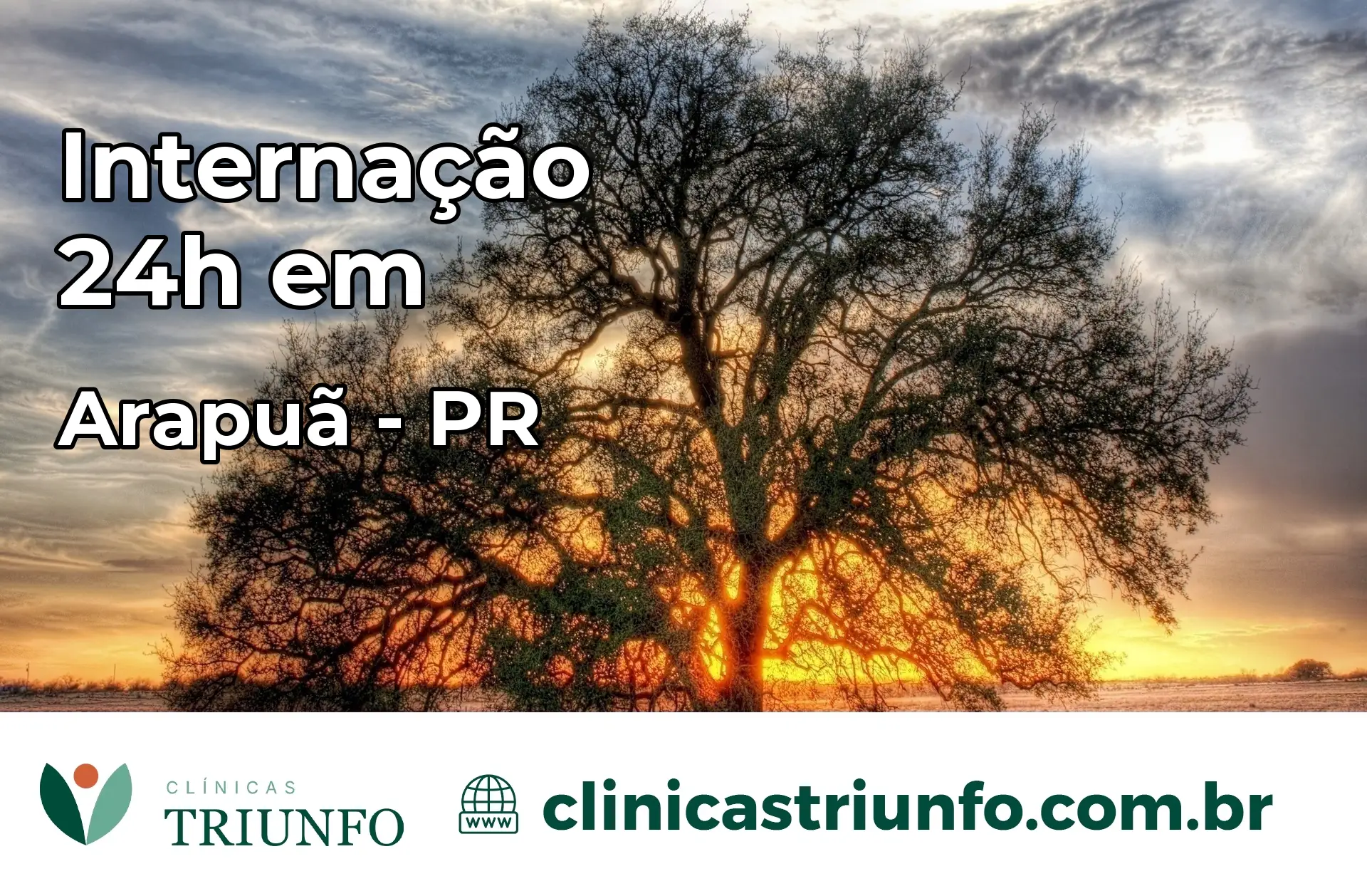 Internação 24 horas em Arapuã – PR