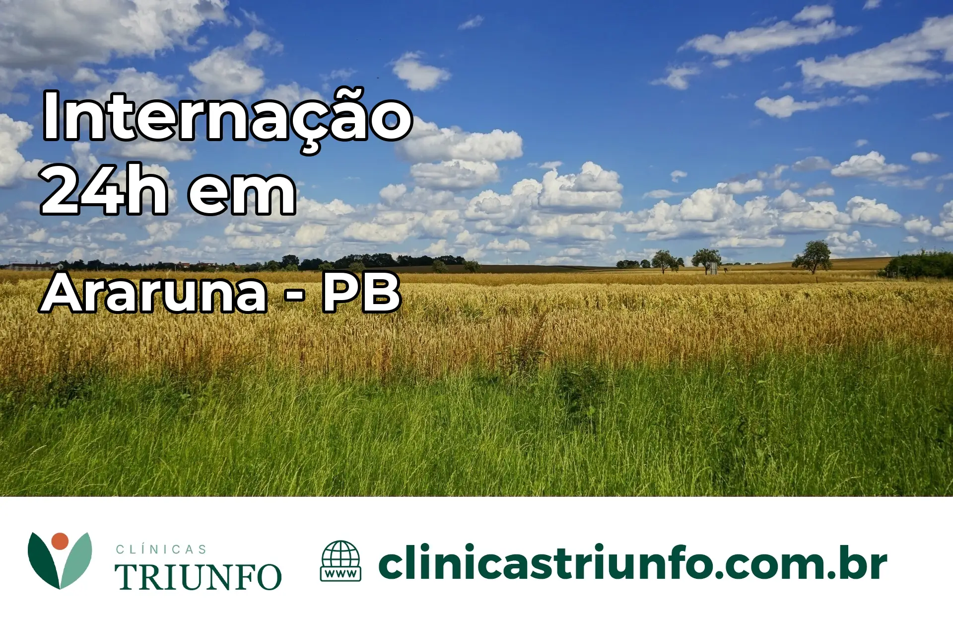 Internação 24 horas em Araruna – PB