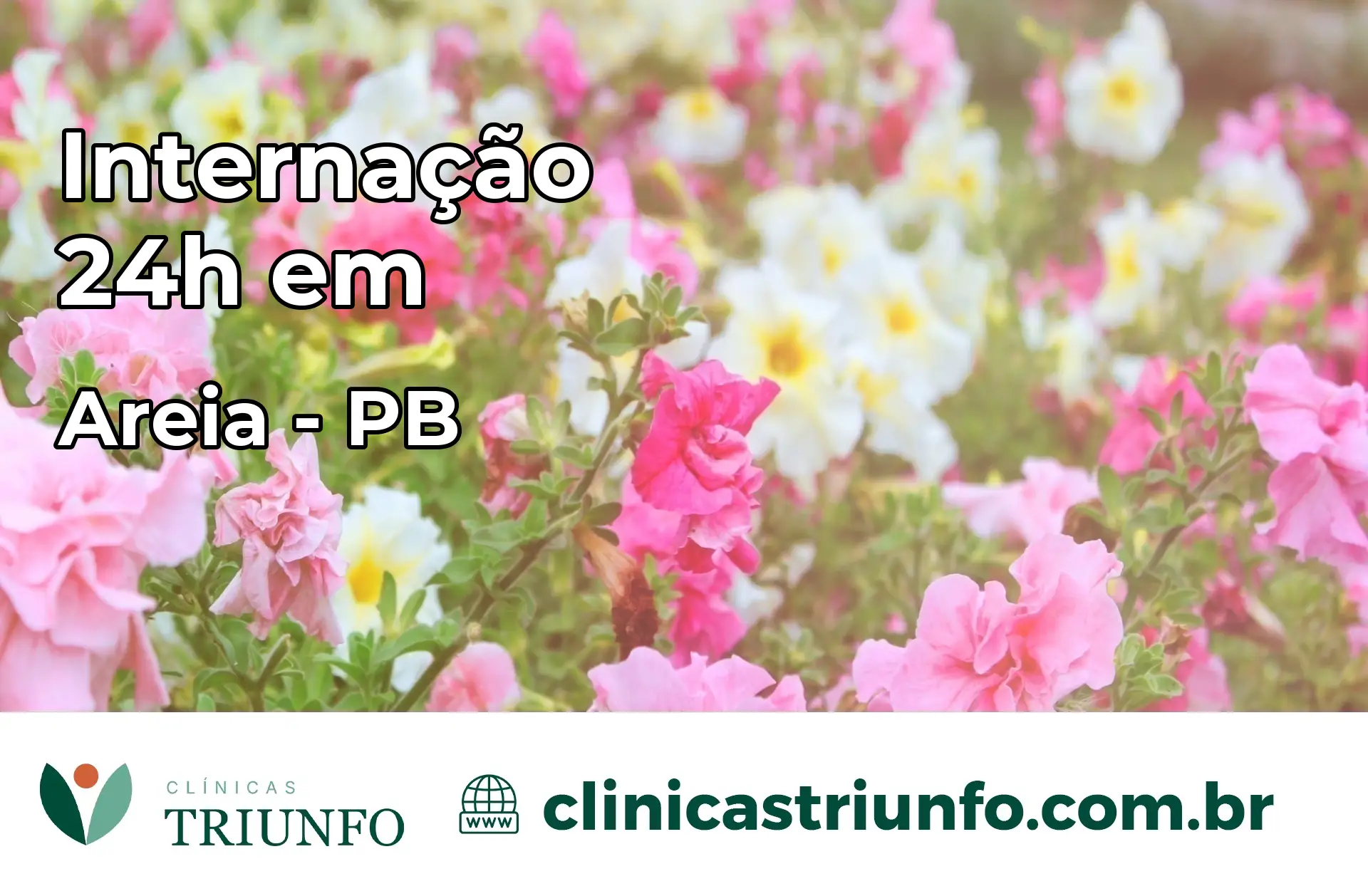 Internação 24 horas em Areia – PB