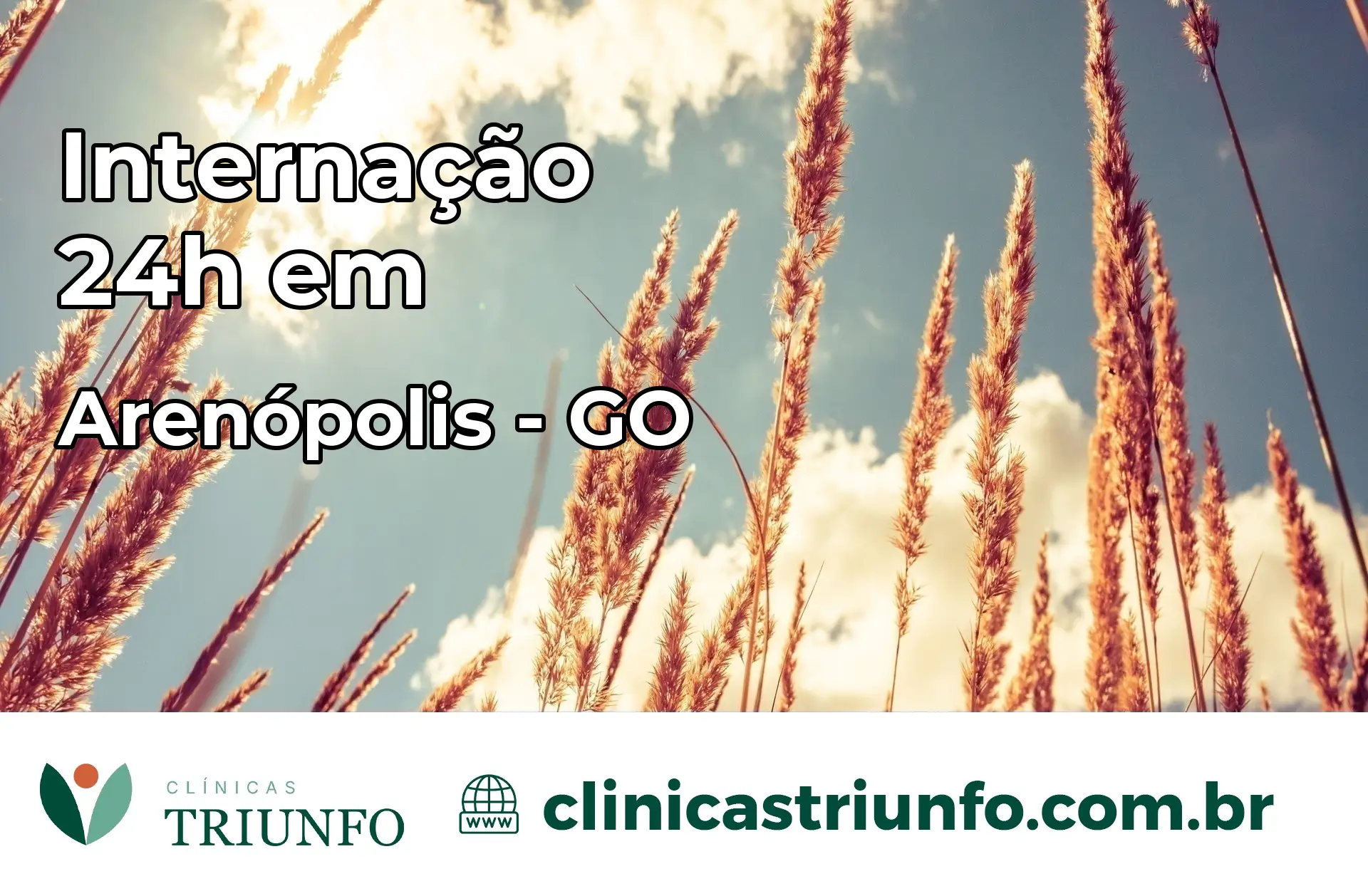 Internação 24 horas em Arenópolis – GO