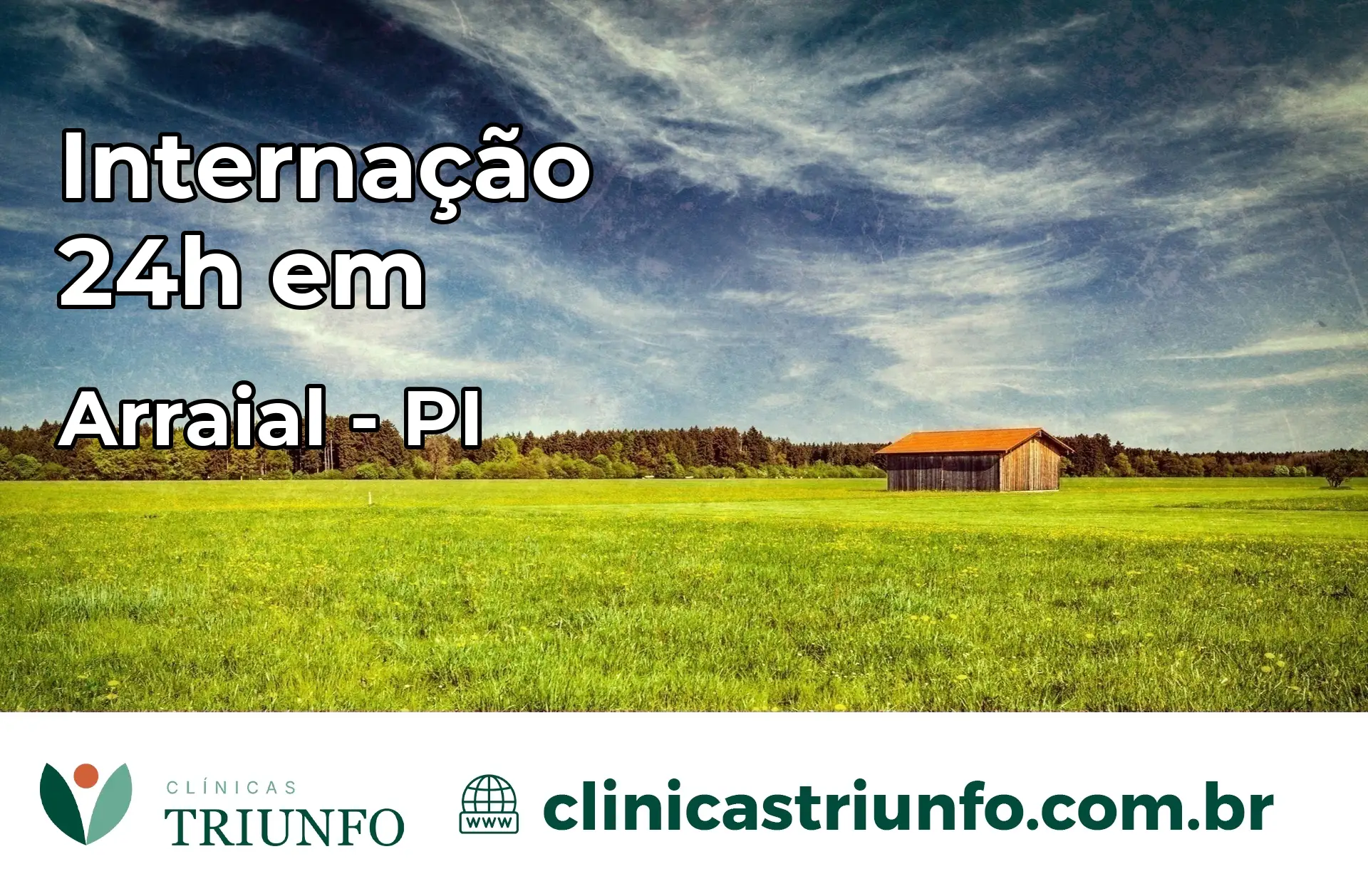 Internação 24 horas em Arraial – PI