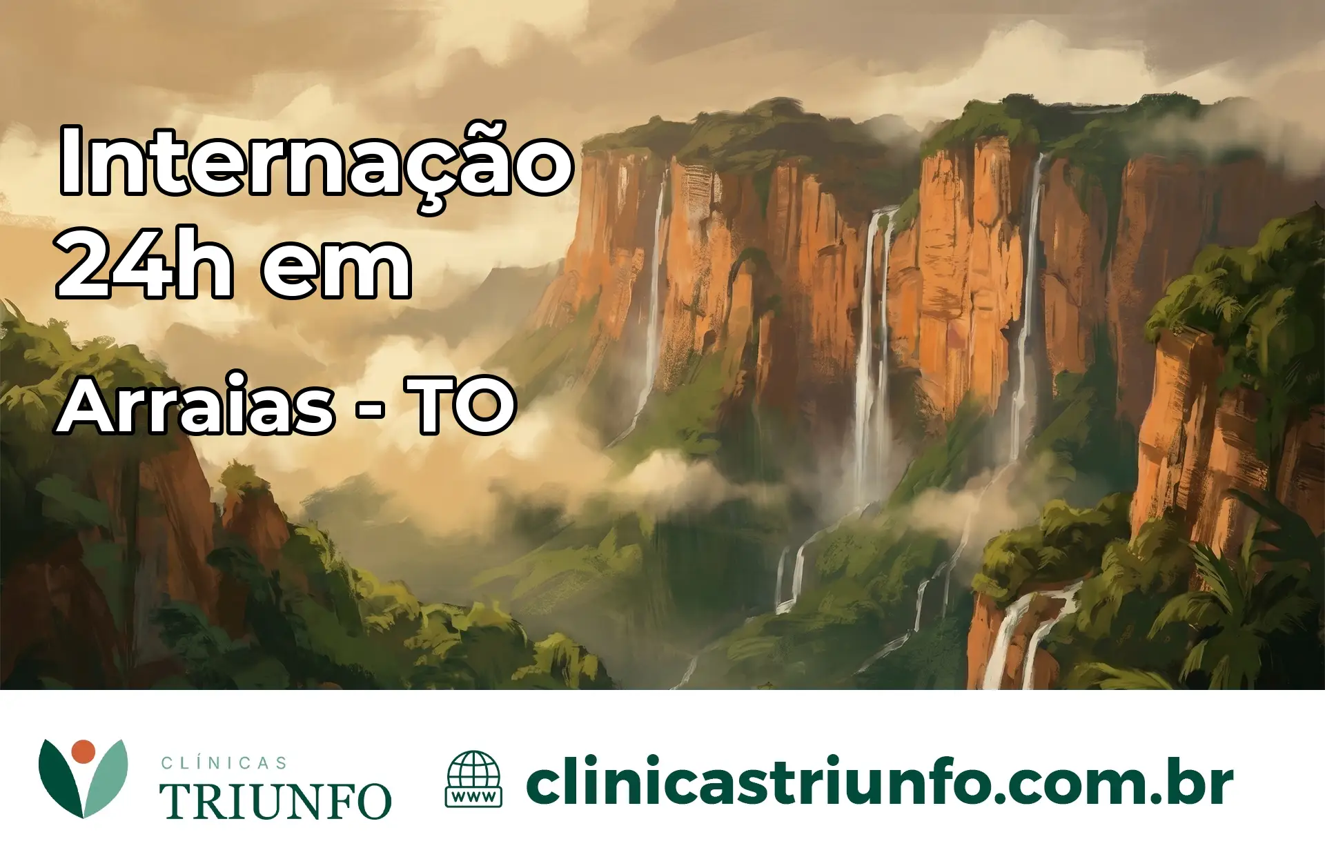 Internação 24 horas em Arraias – TO