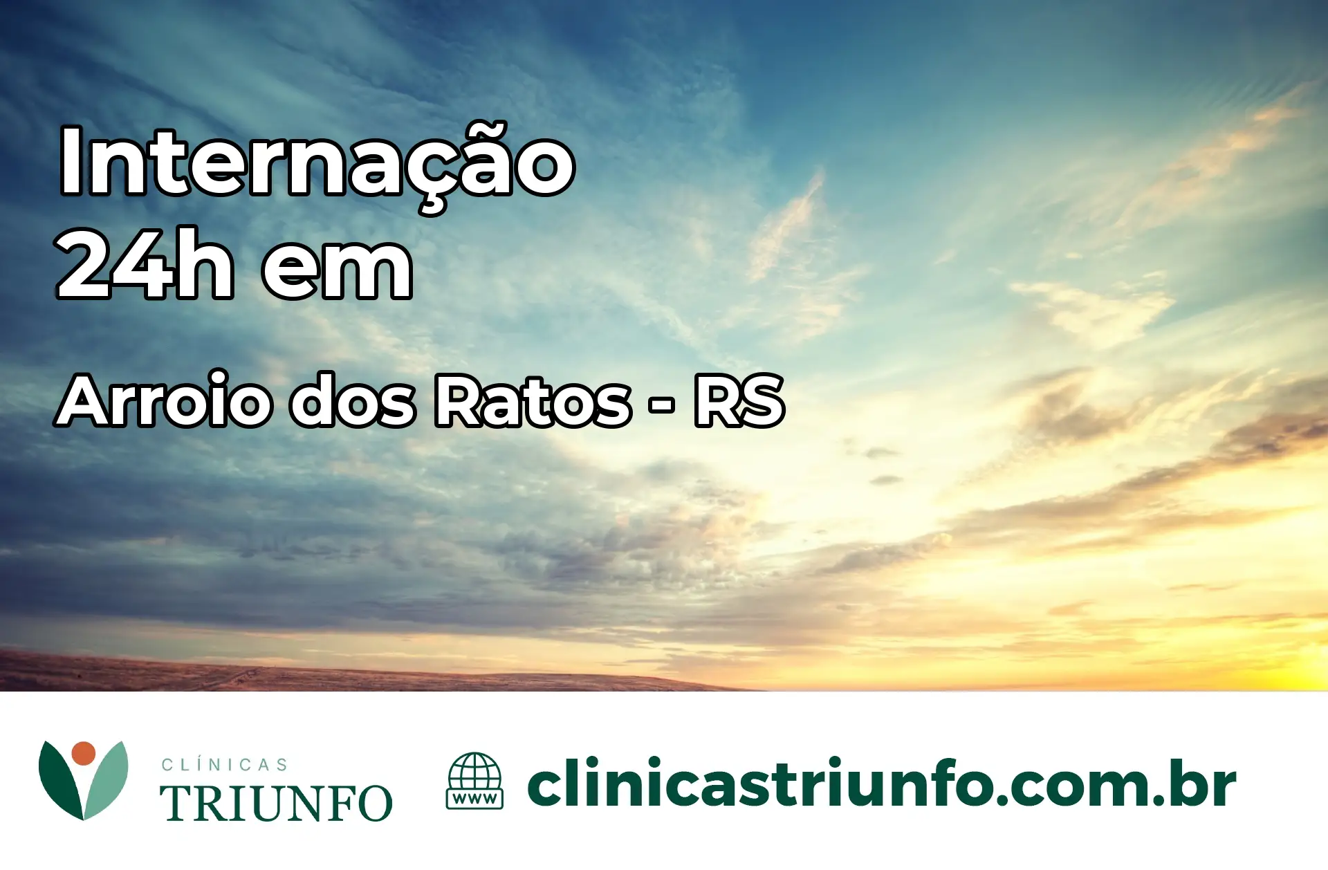 Internação 24 horas em Arroio dos Ratos – RS