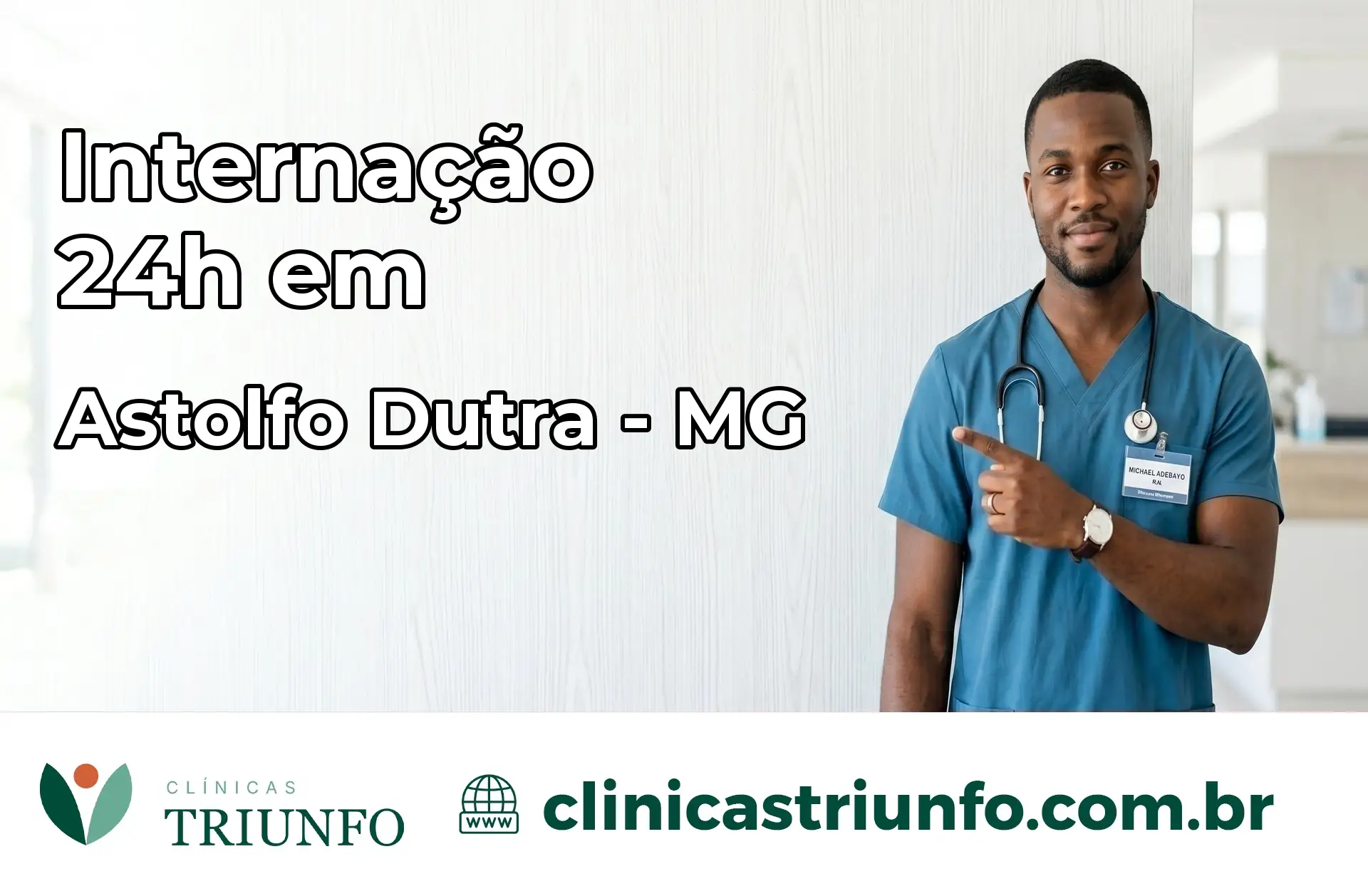 Internação 24 horas em Astolfo Dutra – MG