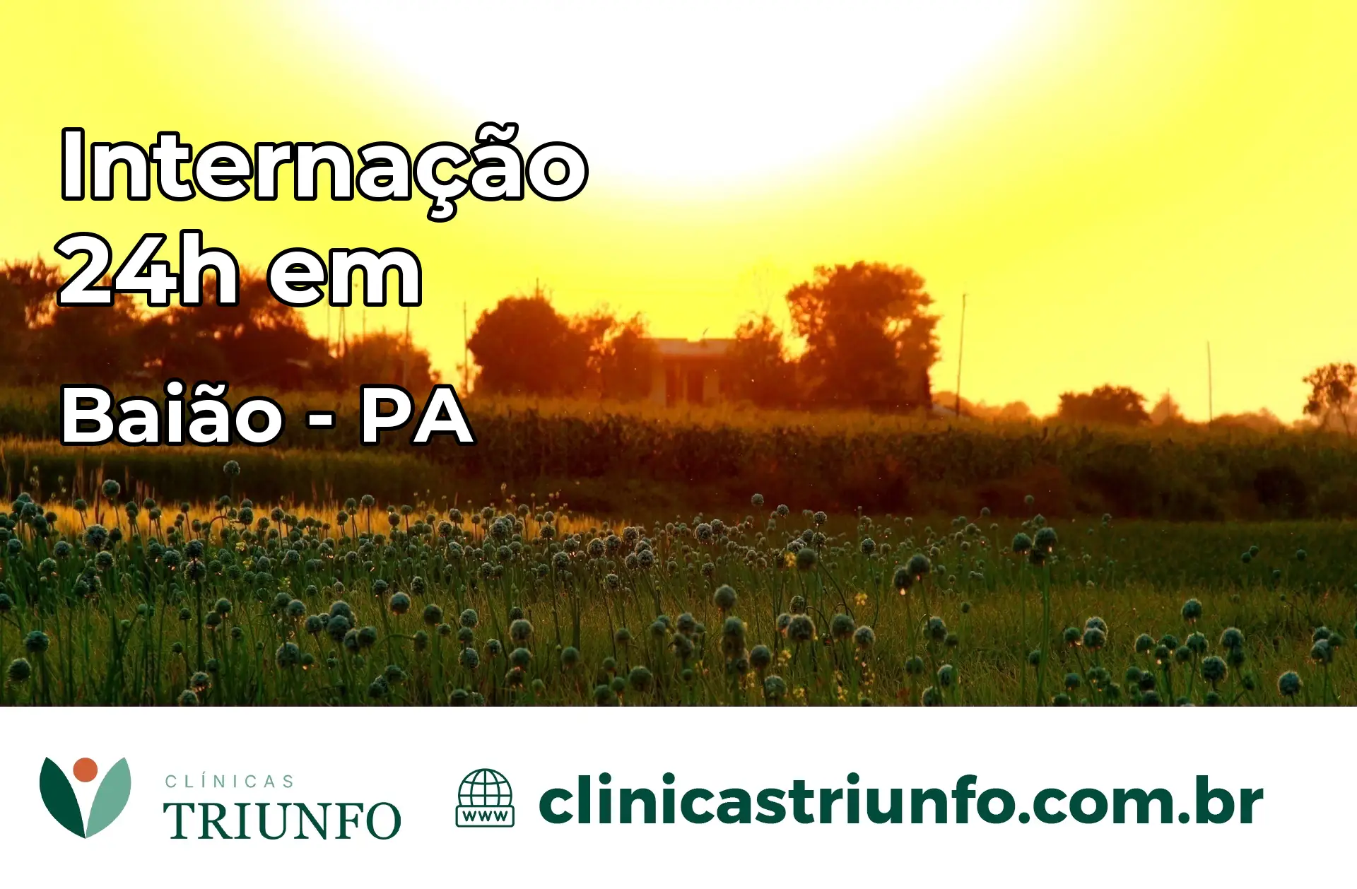 Internação 24 horas em Baião – PA