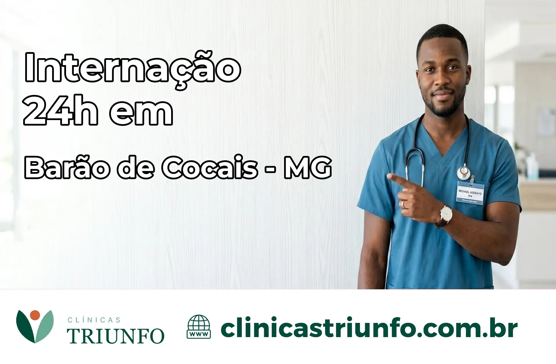 Internação 24 horas em Barão de Cocais – MG