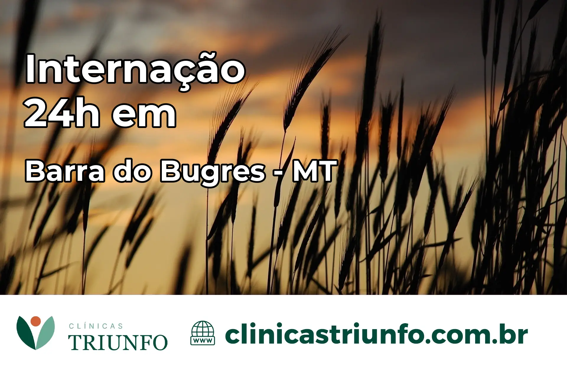 Internação 24 horas em Barra do Bugres – MT