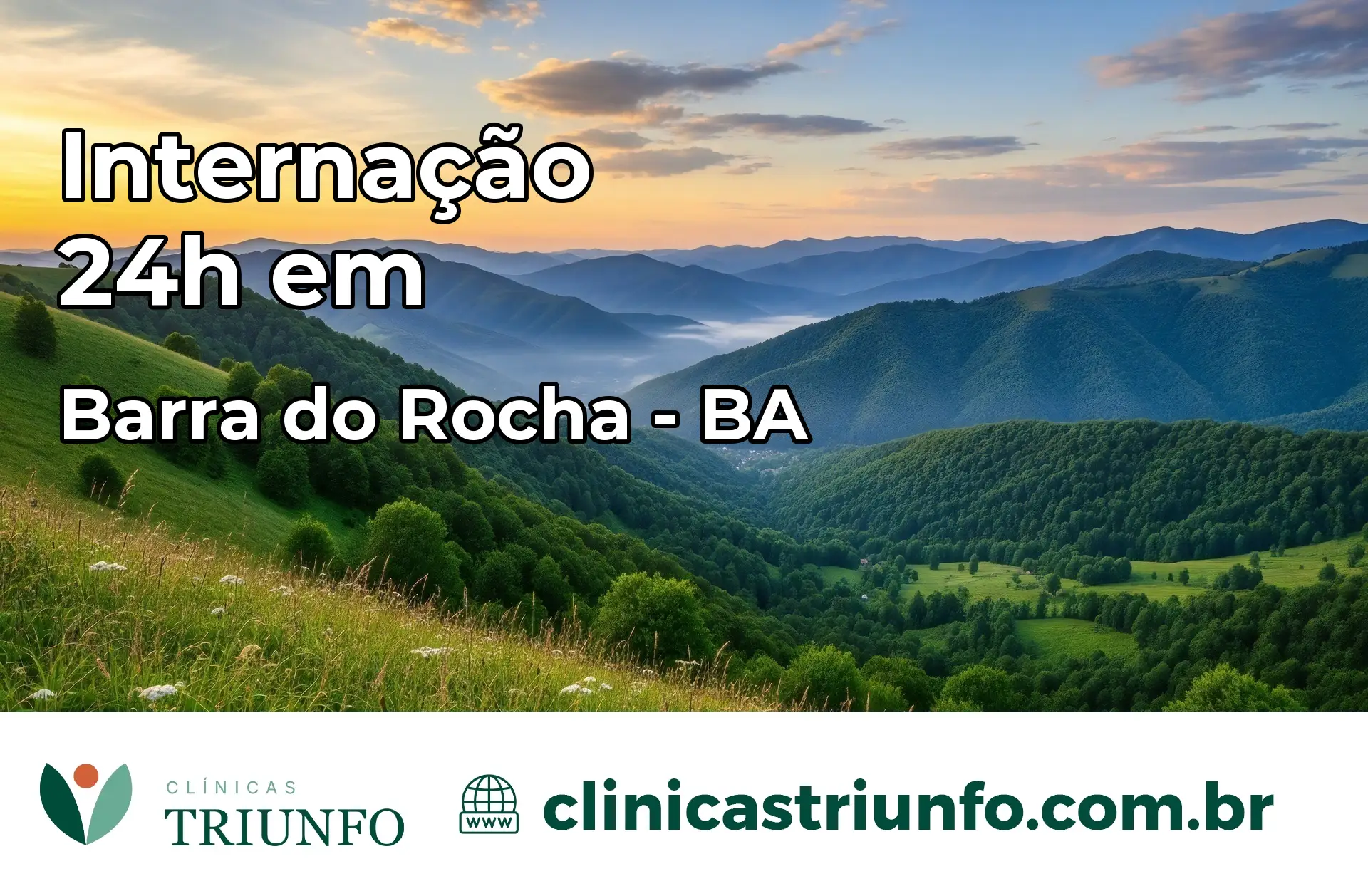 Internação 24 horas em Barra do Rocha – BA