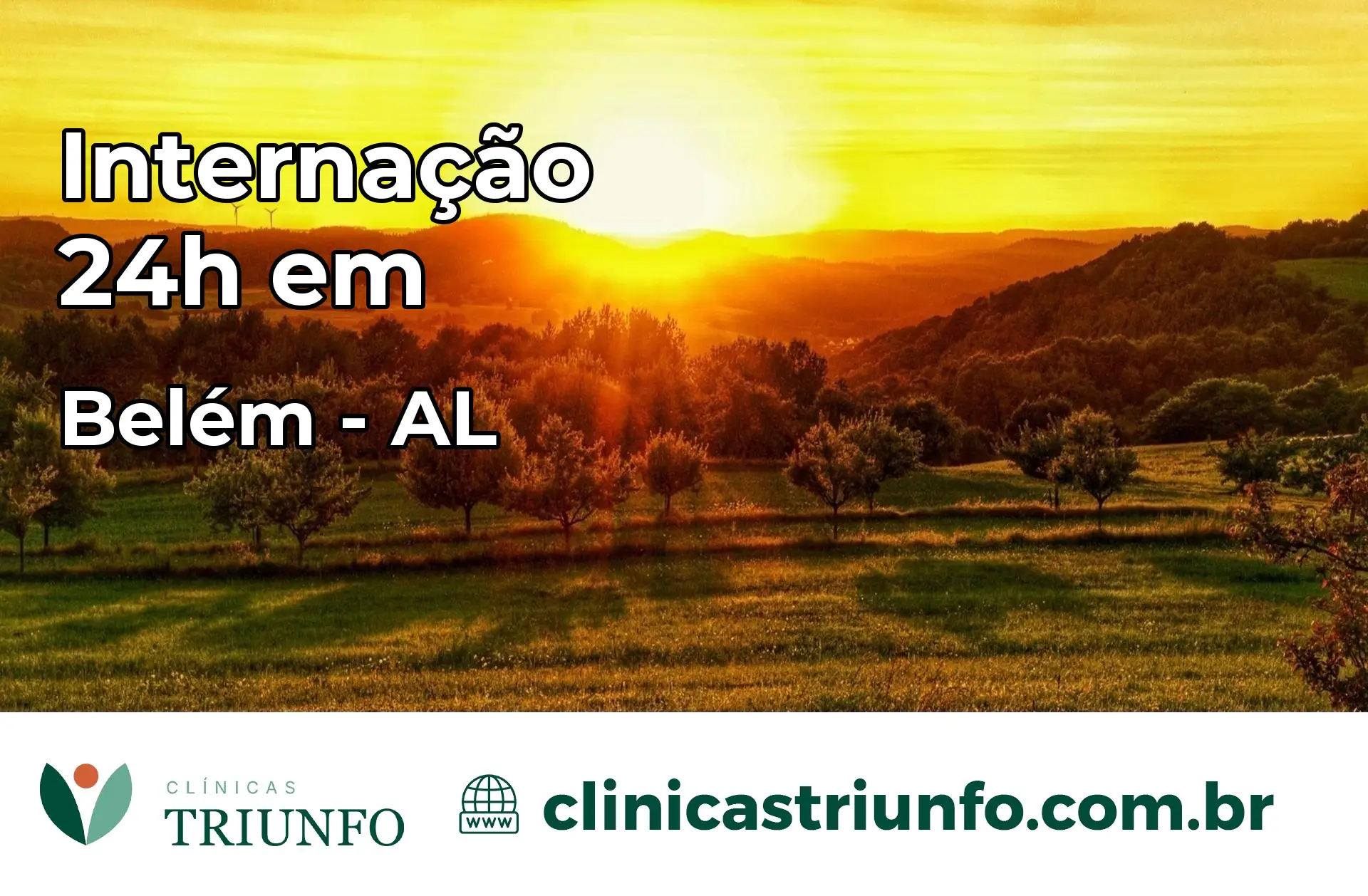 Internação 24 horas em Belém – AL