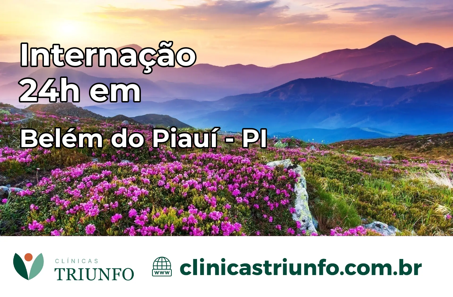 Internação 24 horas em Belém do Piauí – PI