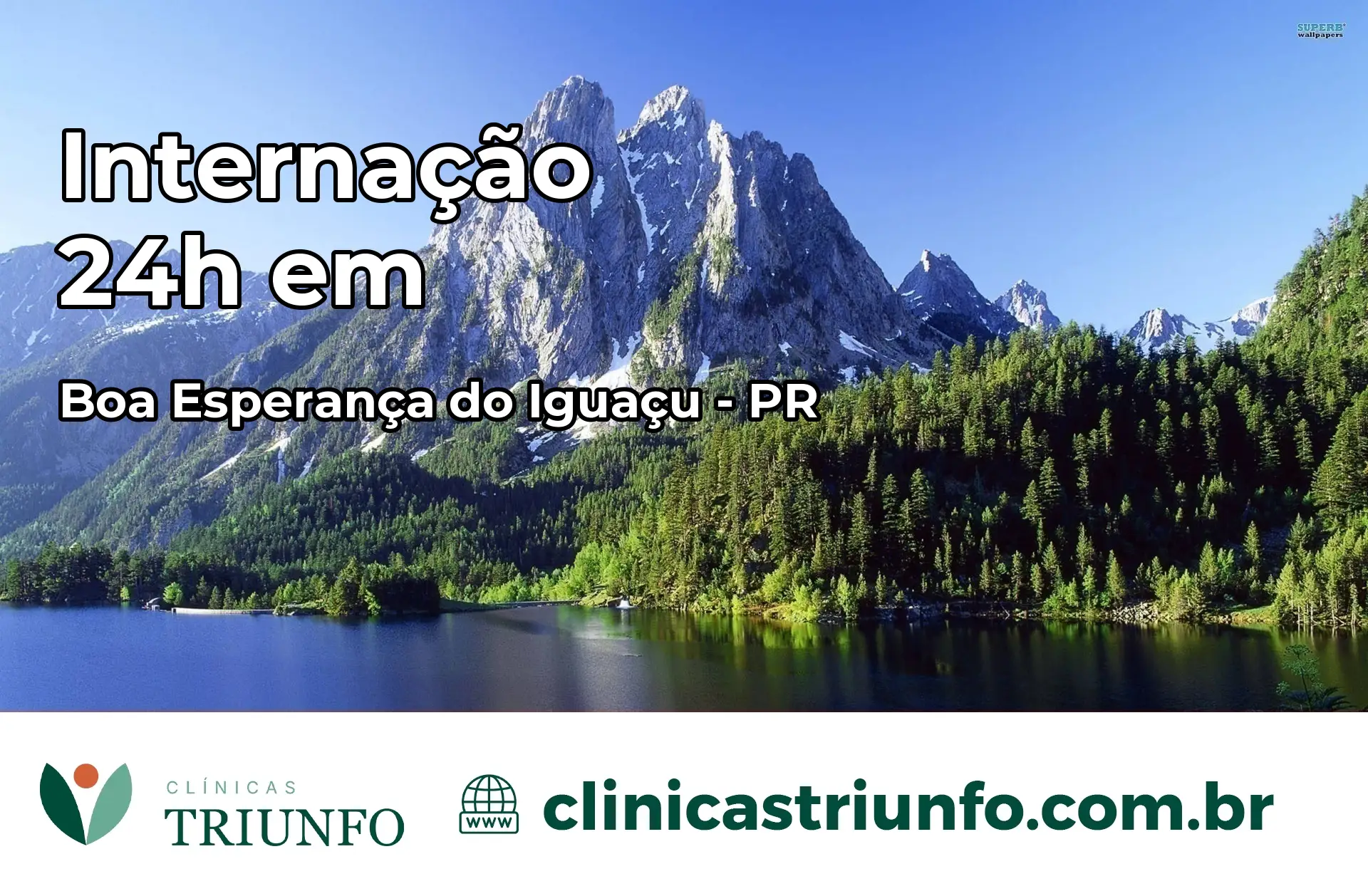 Internação 24 horas em Boa Esperança do Iguaçu – PR