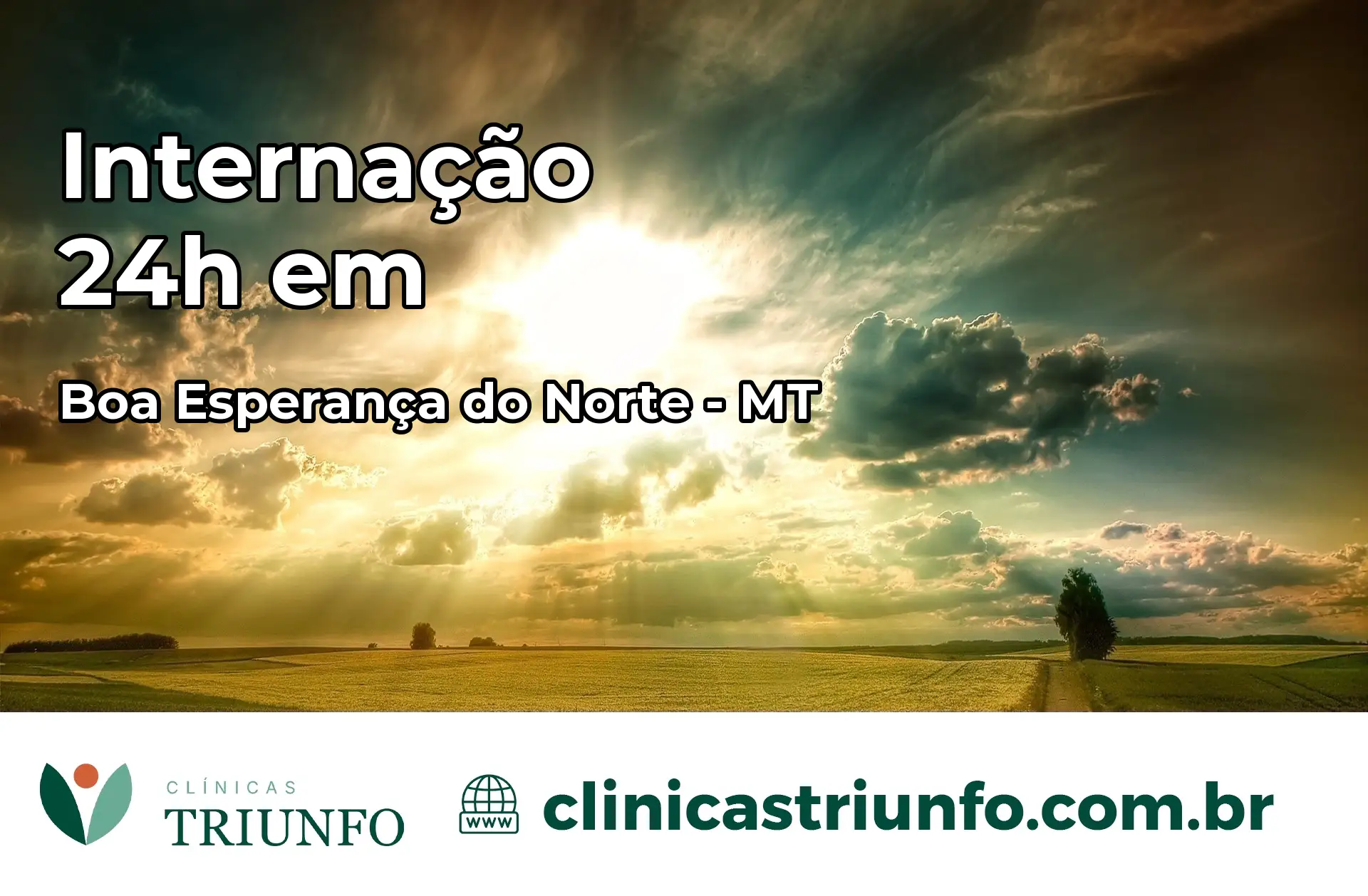 Internação 24 horas em Boa Esperança do Norte – MT