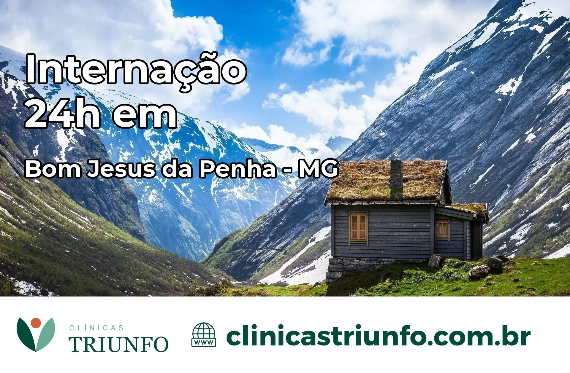Internação 24 horas em Bom Jesus da Penha – MG