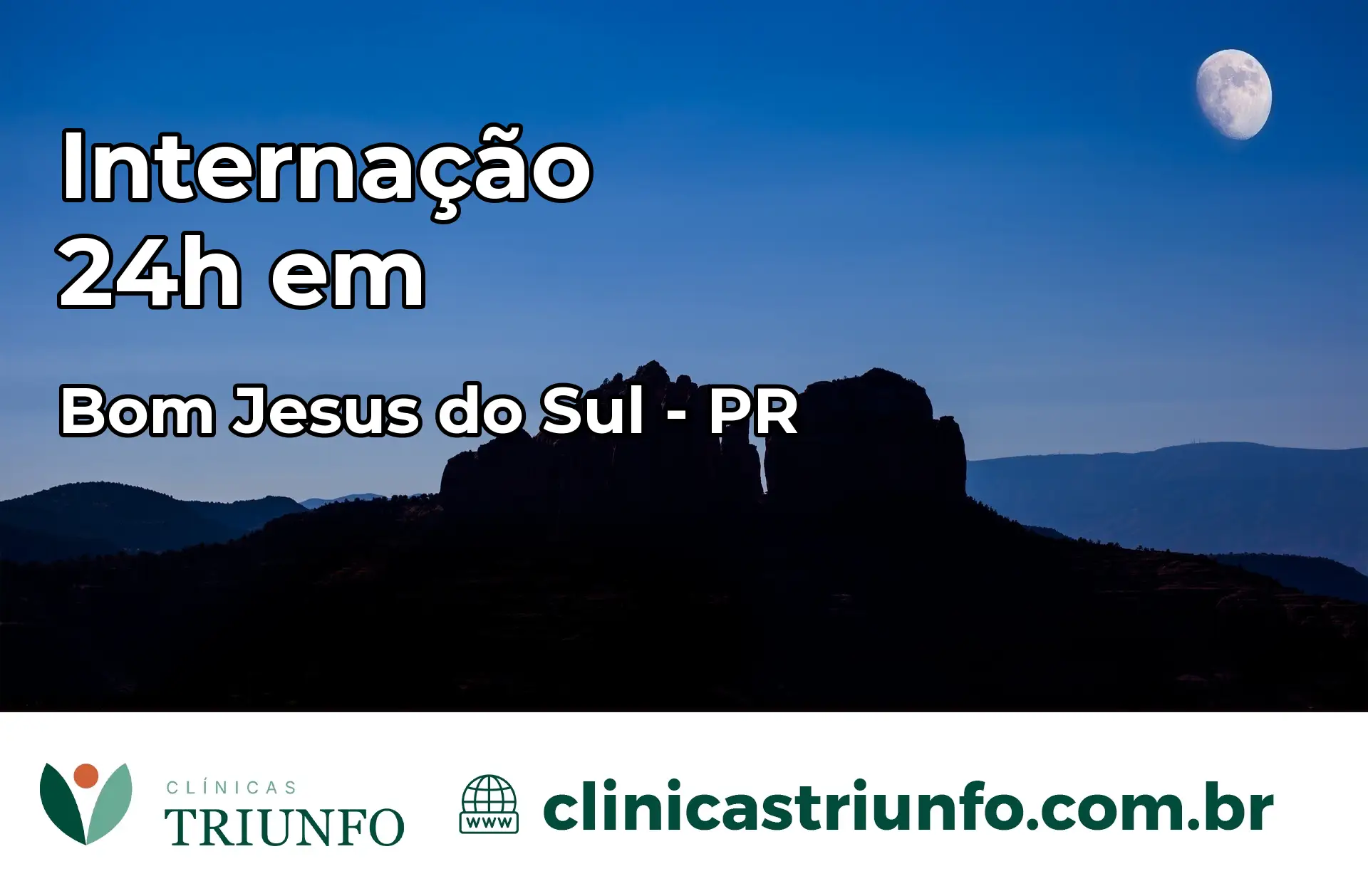 Internação 24 horas em Bom Jesus do Sul – PR