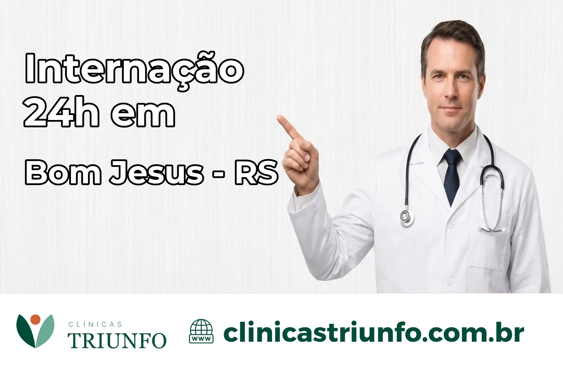 Internação 24 horas em Bom Jesus – RS