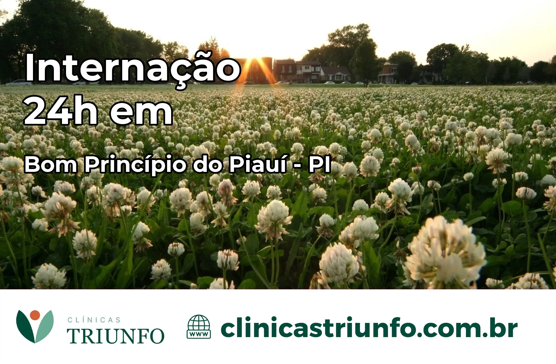 Internação 24 horas em Bom Princípio do Piauí – PI