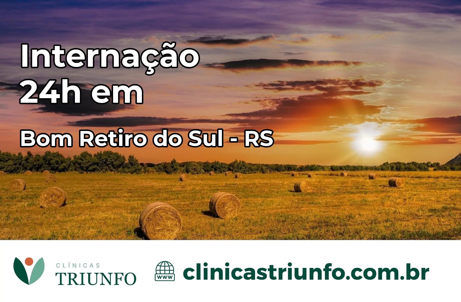 Internação 24 horas em Bom Retiro do Sul – RS