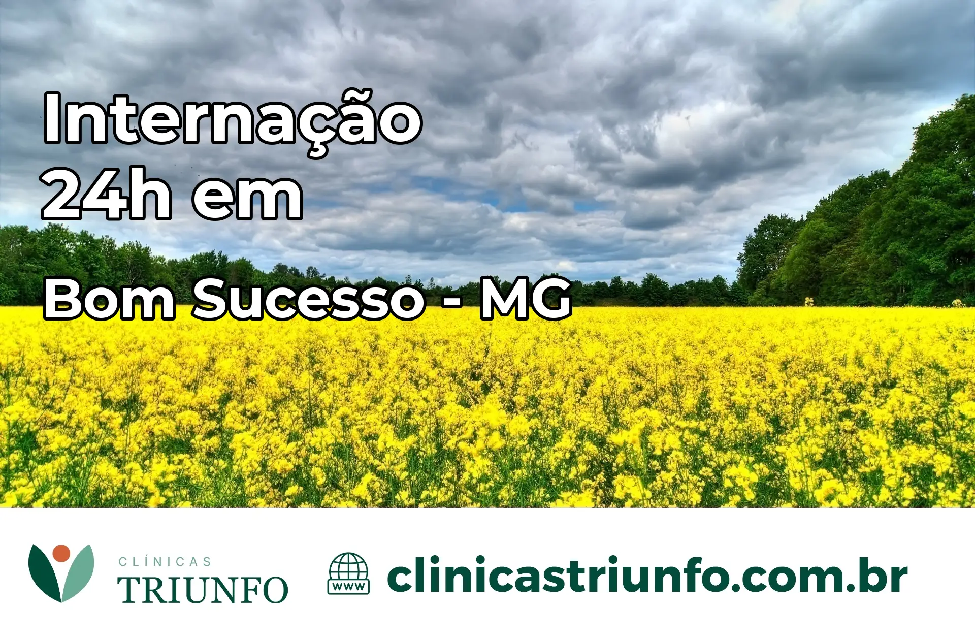 Internação 24 horas em Bom Sucesso – MG
