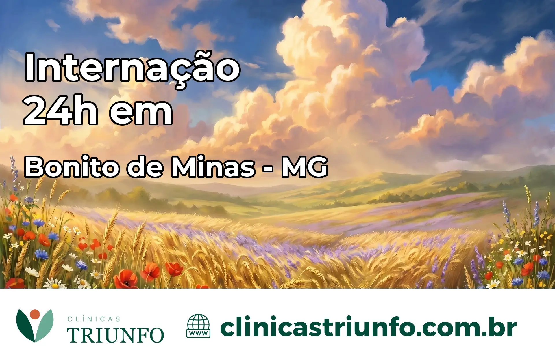 Internação 24 horas em Bonito de Minas – MG