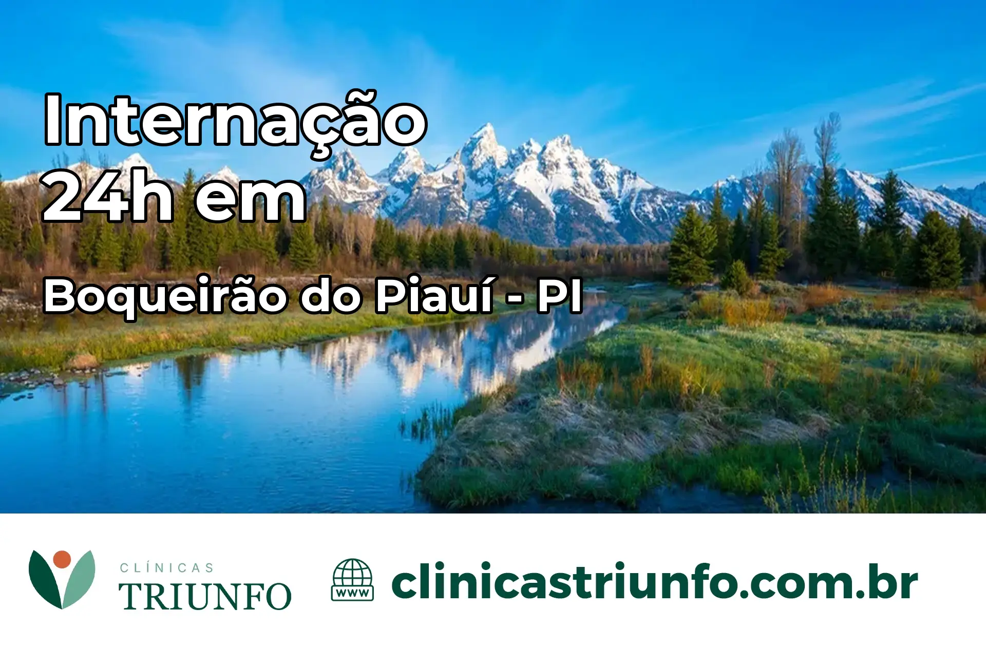 Internação 24 horas em Boqueirão do Piauí – PI