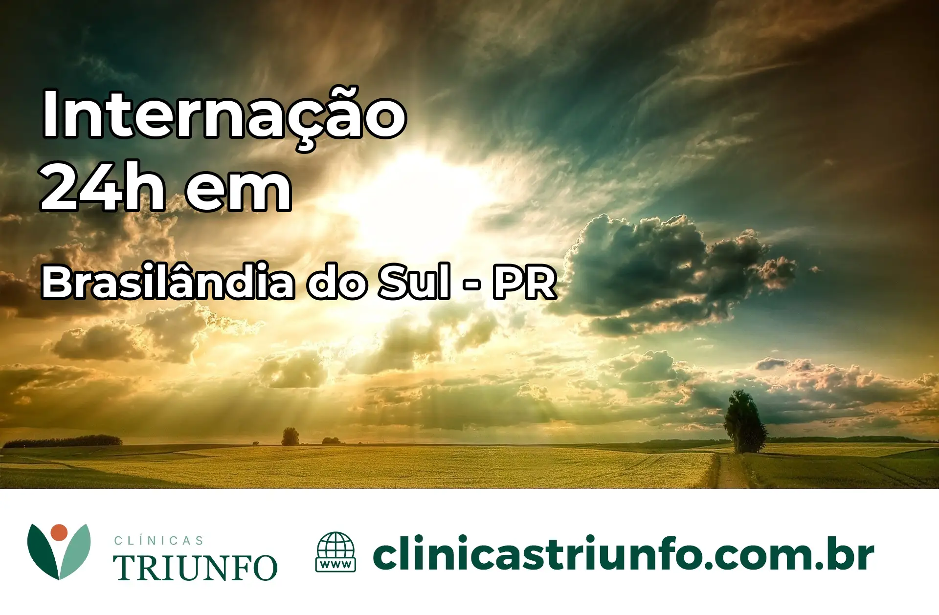 Internação 24 horas em Brasilândia do Sul – PR