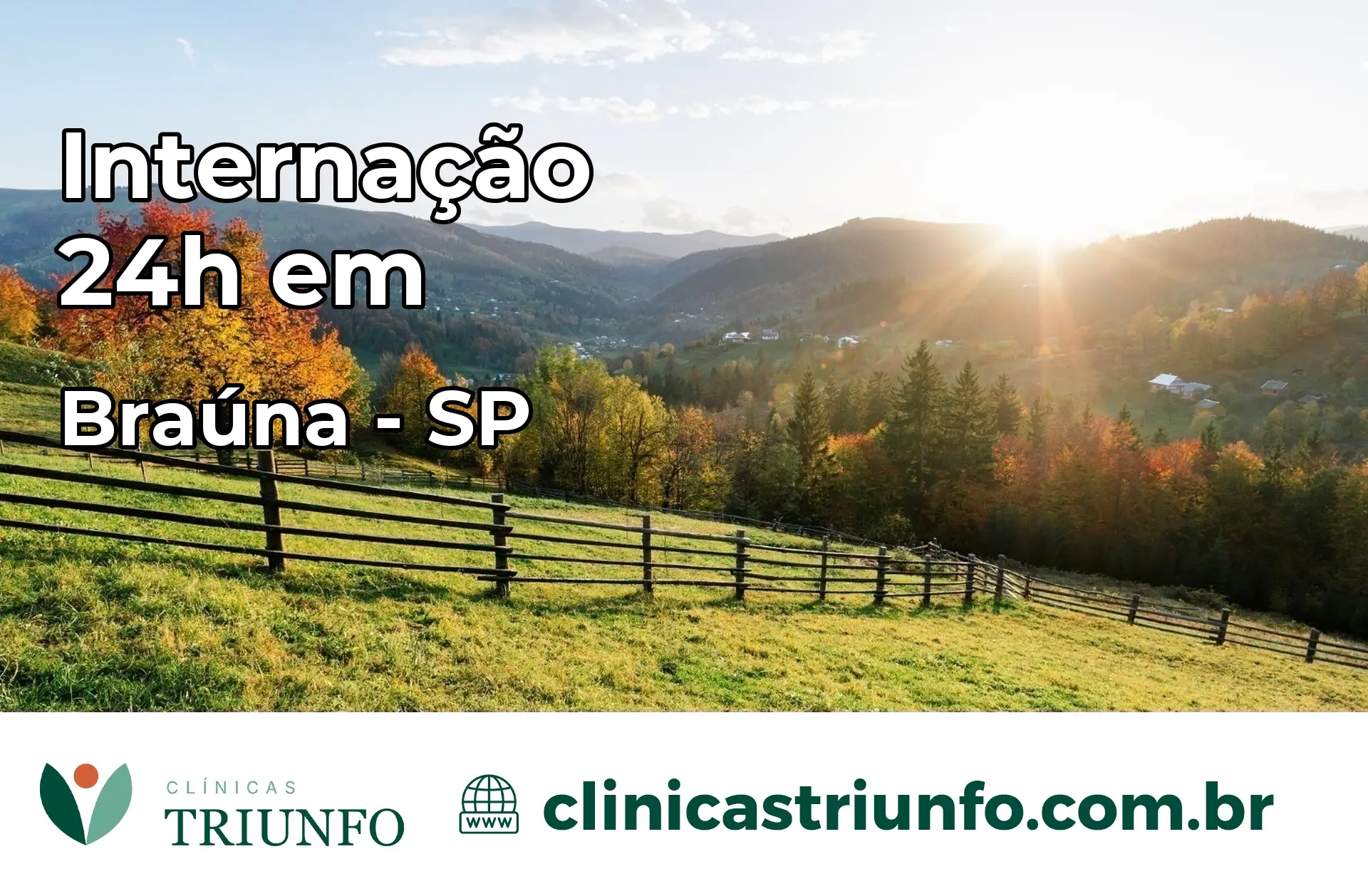 Internação 24 horas em Braúna – SP