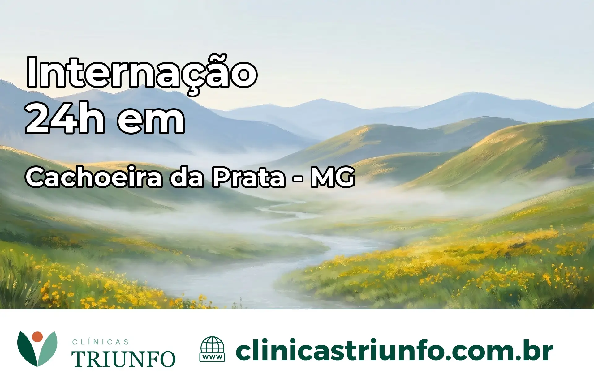 Internação 24 horas em Cachoeira da Prata – MG